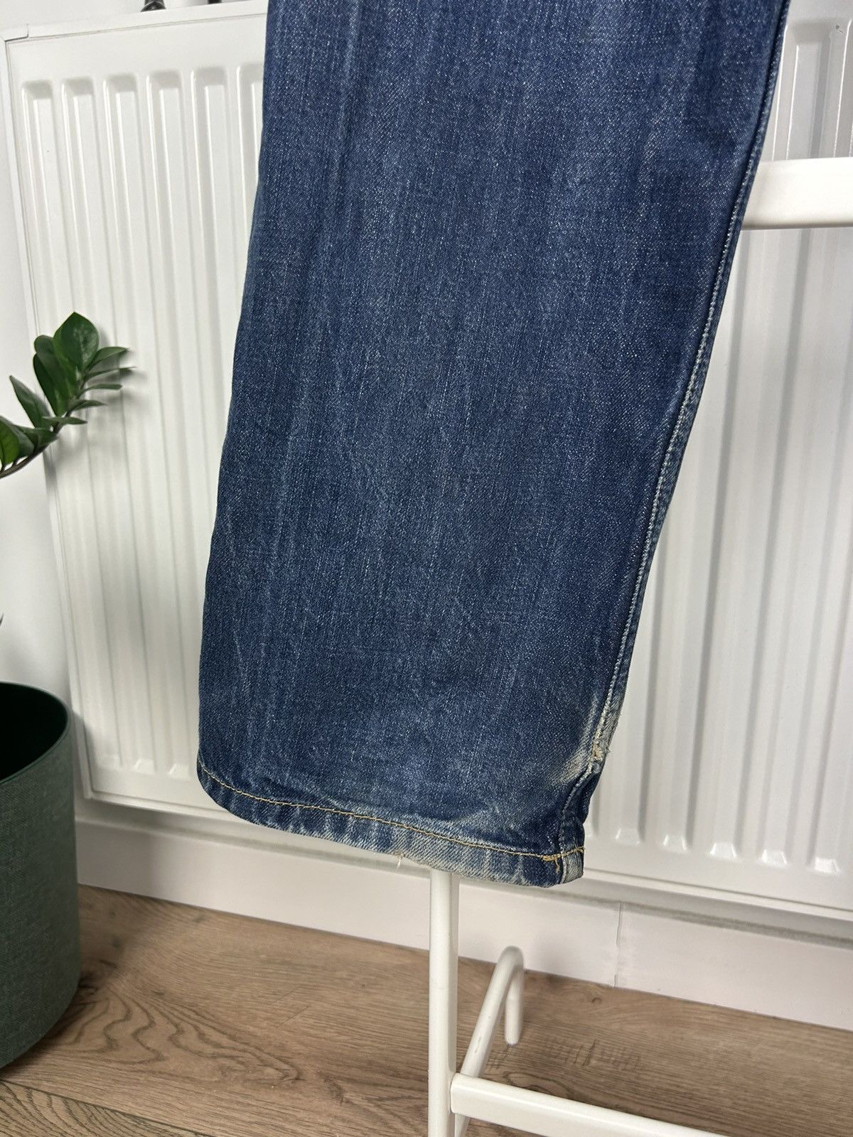 Carhartt × Jean × Vintage Carhartt Texas Pant Blue Denim Jeans Size US 29 - 4 Thumbnail