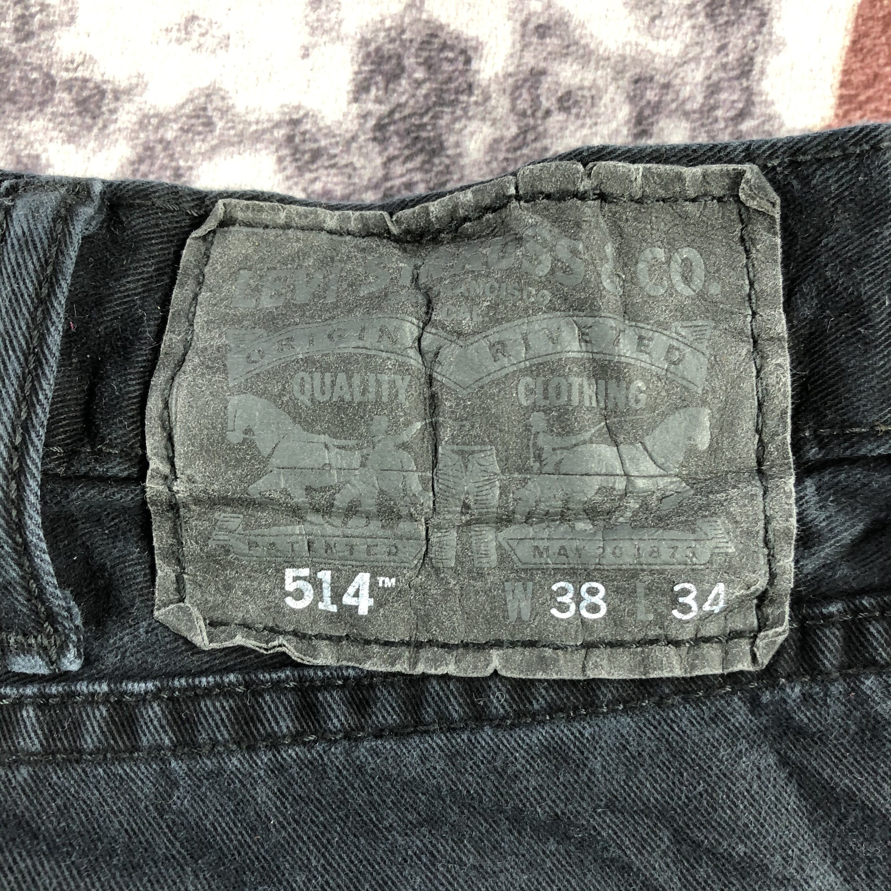 Levi's × Vintage Vintage Faded Black Levis 514 Jeans-JM2859 Size US 38 / EU 54 - 6 Thumbnail