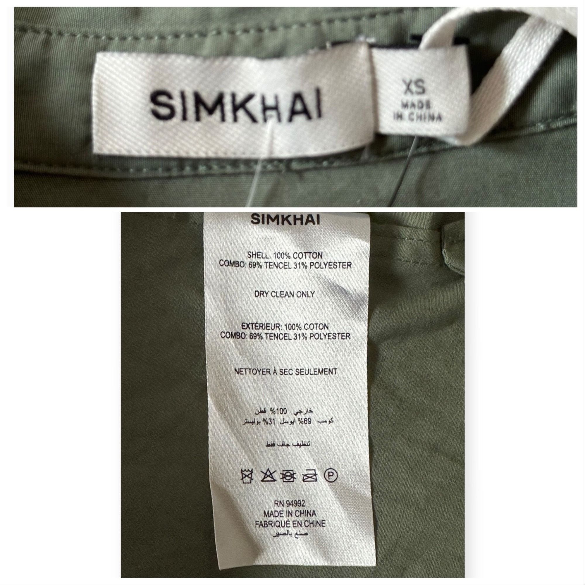 Simkhai Simkhai Blanche Short Sleeve Shirt Mini Dress, Size XS Size XS / US 0-2 / IT 36-38 - 4 Thumbnail