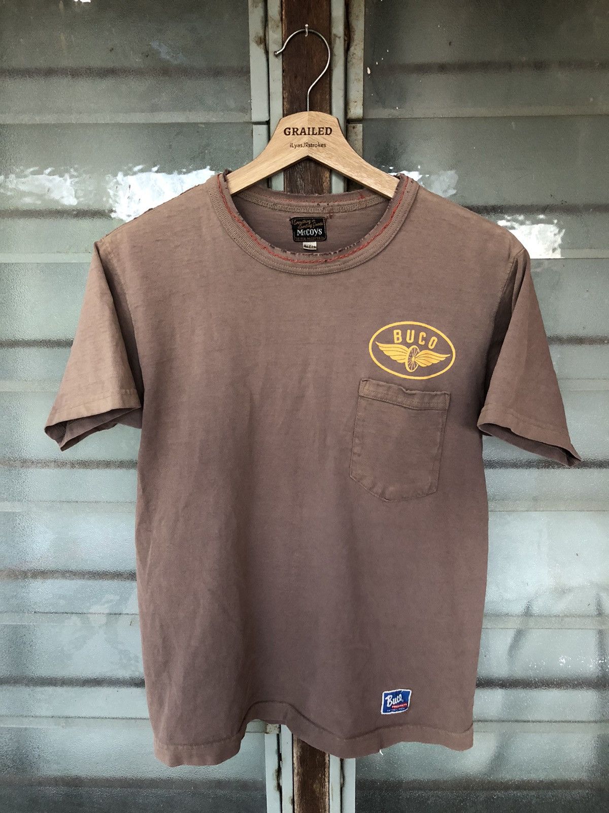 The Real McCoy's Vintage plain The Real McCoy’s Buco Products Faded Shirt Tee Size US S / EU 44-46 / 1 - 3 Thumbnail