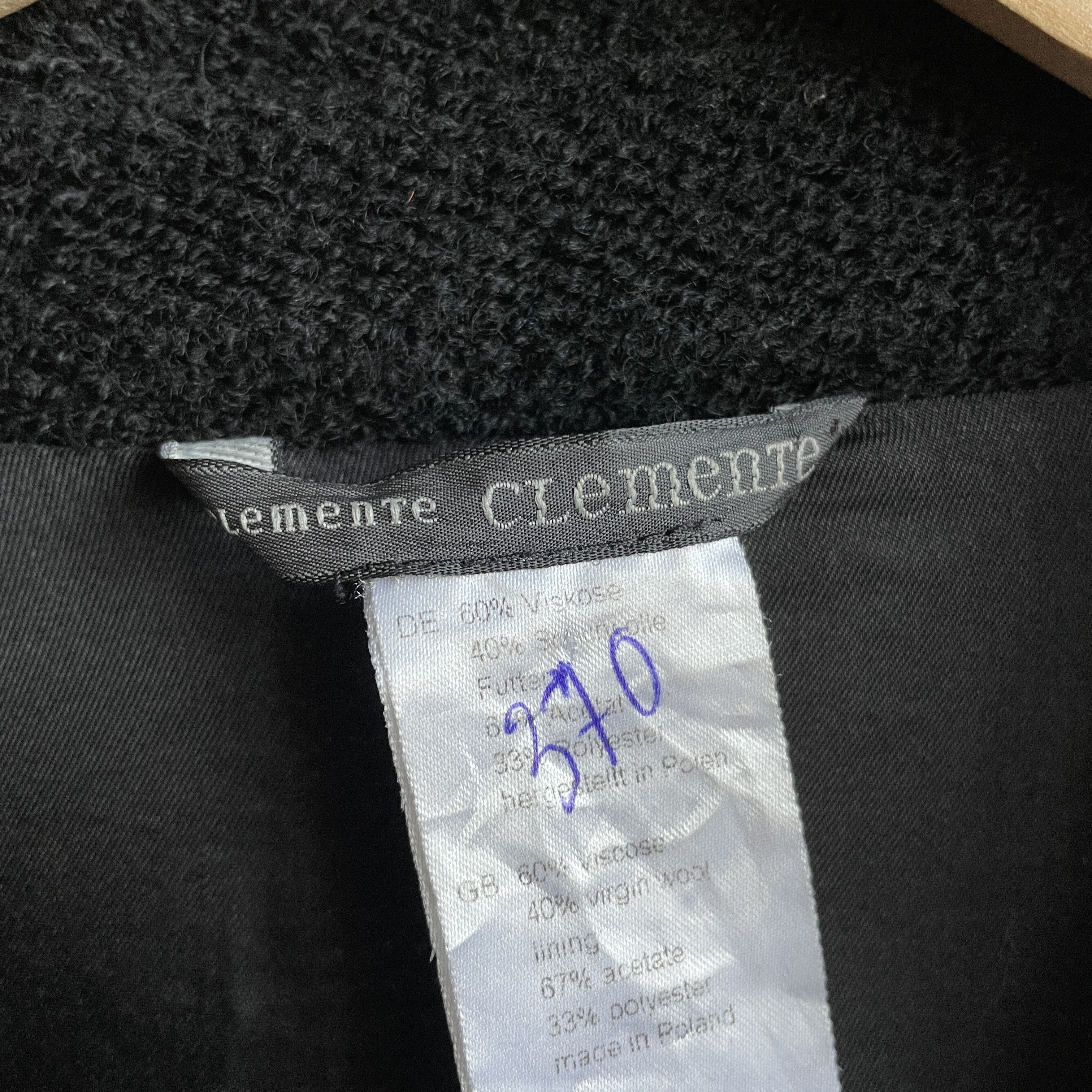 Other Elemente Clemente Viscose Wool Boucle Double Breasted Coat Size M / US 6-8 / IT 42-44 - 8 Thumbnail