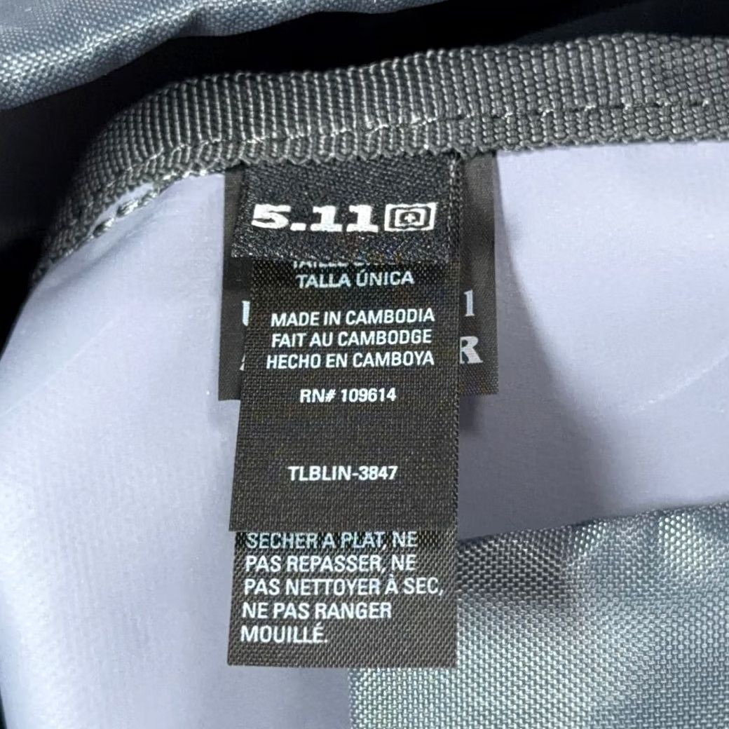 Vintage VINTAGE 5.11 Tactical Bag Gray Yellow Polyester Drawstring Cinch Backpack Logo Promo Swag Size ONE SIZE - 7 Thumbnail