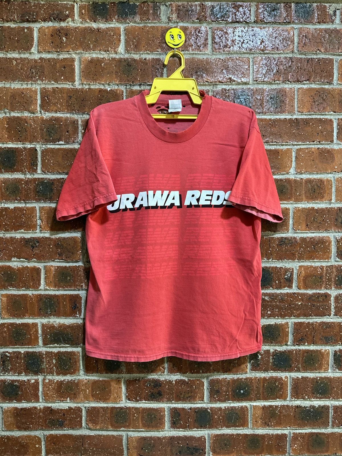 Japanese Brand Thrashed Vintage Urawa Red Distressed Tee Size US M / EU 48-50 / 2 - 2 Thumbnail