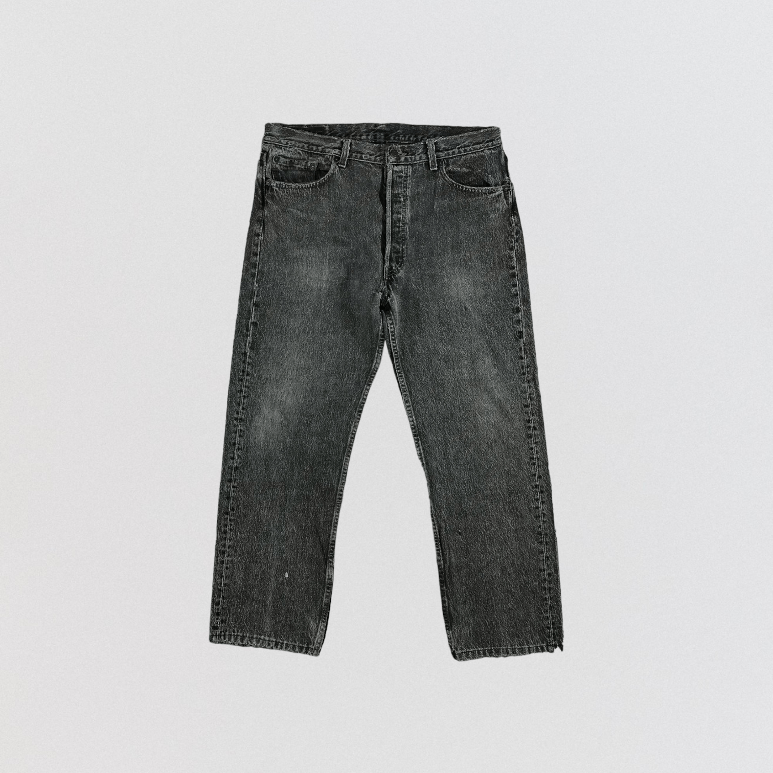 Levi's Vintage 90s Faded Black Levis 501 Jeans-JM2272 Size US 36 / EU 52 - 1 Thumbnail