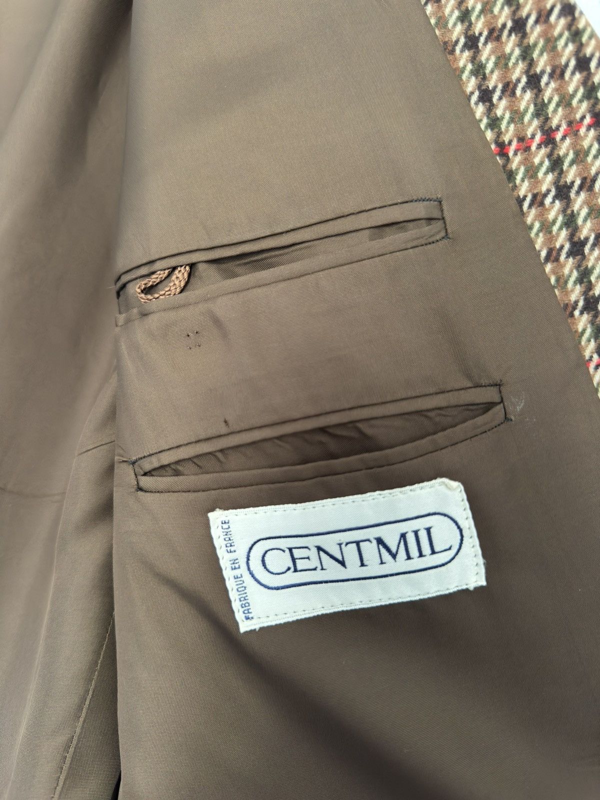 God's True Cashmere Vintage Centmil Paris Blazer –Made in France-100% Cashmere Size 50R - 11 Thumbnail
