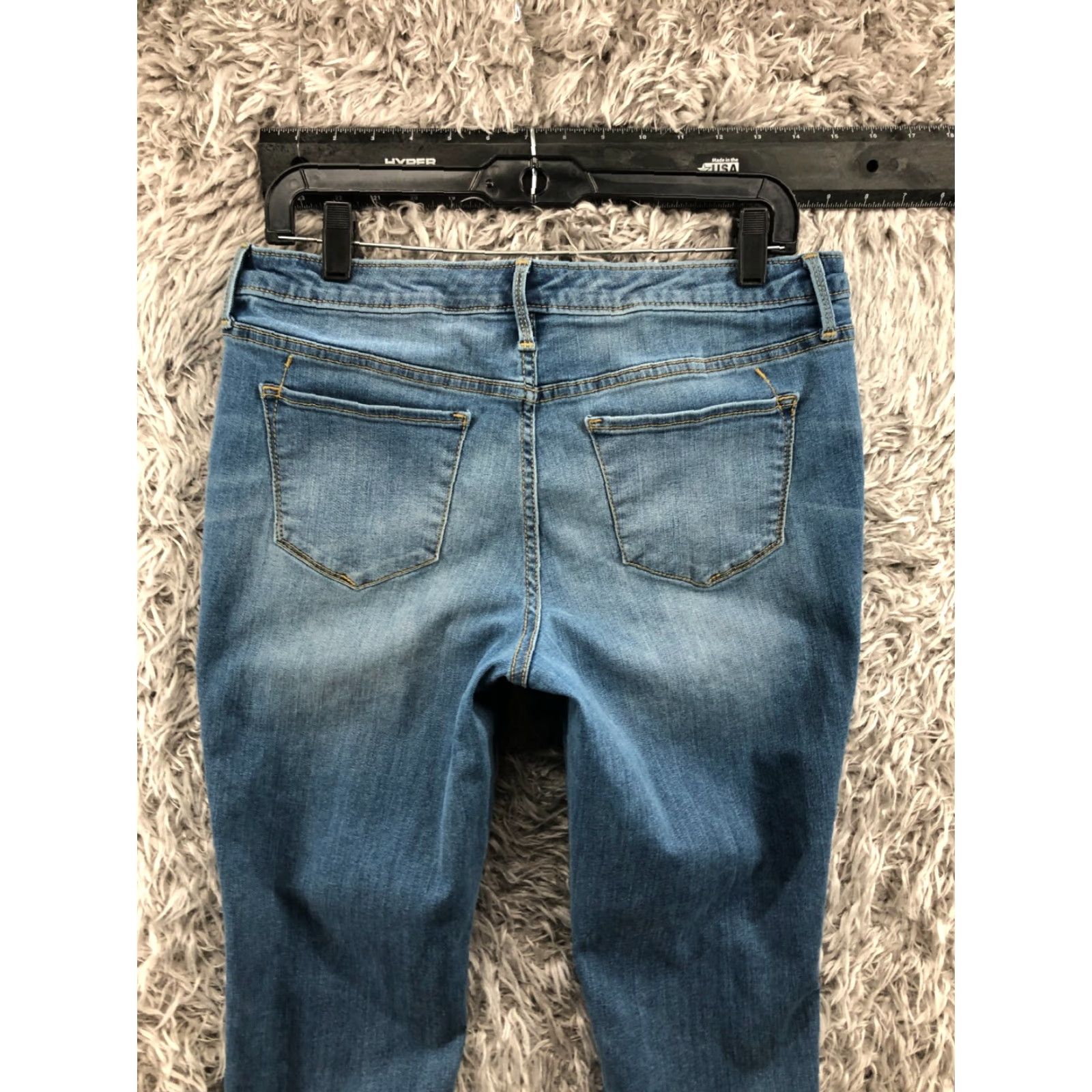 Mossimo Mossimo Mid Rise Jegging Size 12 Womens Medium Wash Blue Size 34" / US 12 / IT 48 - 6 Thumbnail