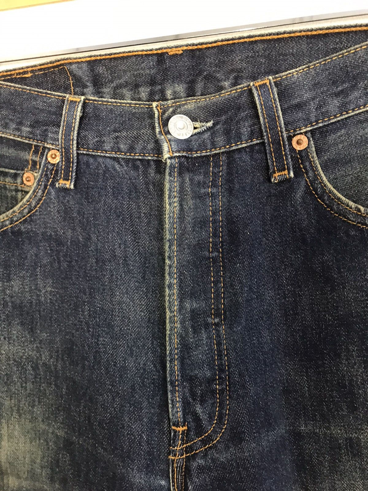 Levi's Vintage Clothing Levi's Lot 501 Indigo Denim Jeans Buttonfly Straight Size US 30 / EU 46 - 5 Thumbnail