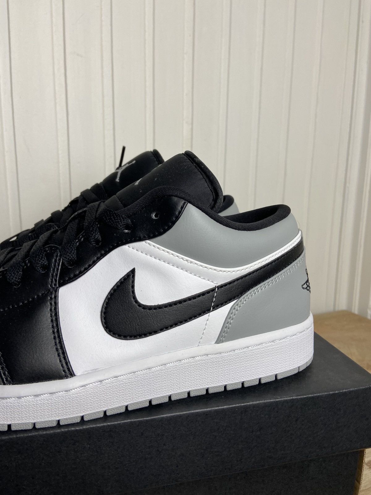 Jordan Brand New Jordan 1 Low Shadow Toe Grey Authentic Size 12US Size US 12 / EU 45 - 2 Thumbnail