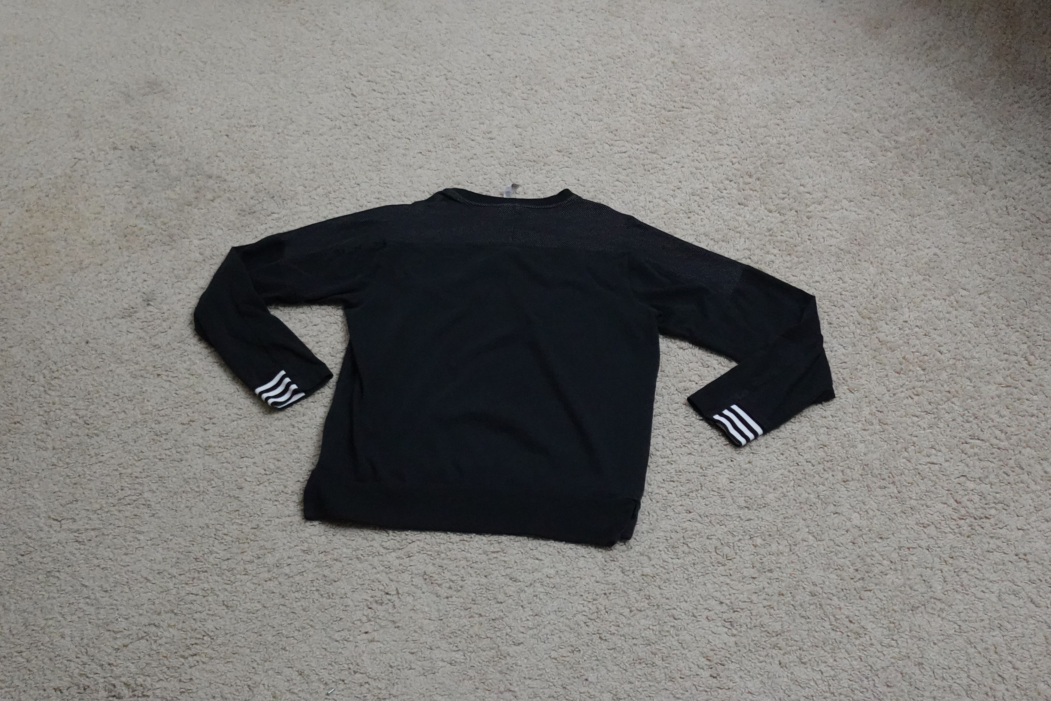 Adidas Adidas Men's Crew Sweater Black Sweatshirts Regular Size US M / EU 48-50 / 2 - 2 Thumbnail