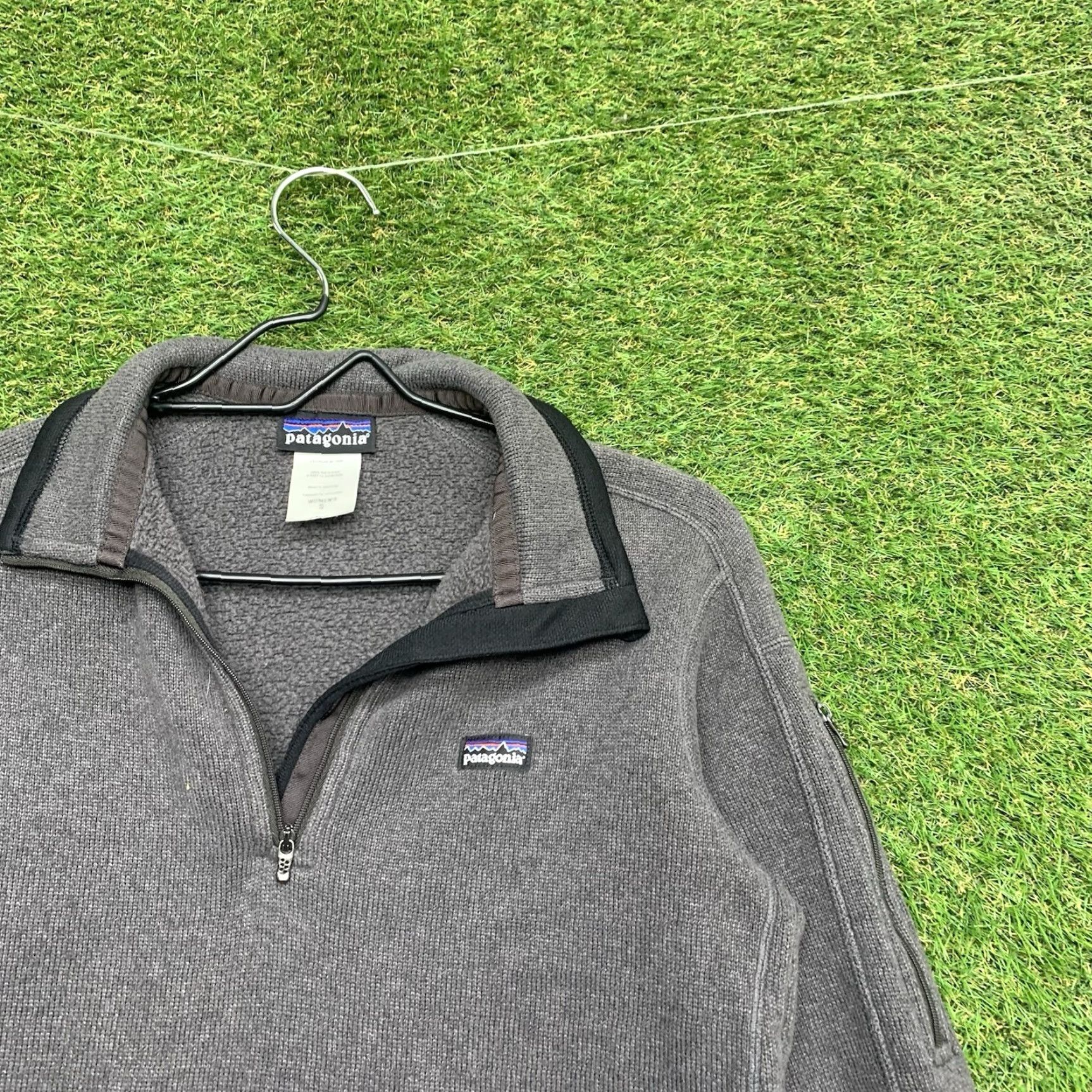 Patagonia Patagonia Better Sweater Womens Small Quarter Zip Grey Hiking Outdoor Travel Size S / US 4 / IT 40 - 3 Thumbnail