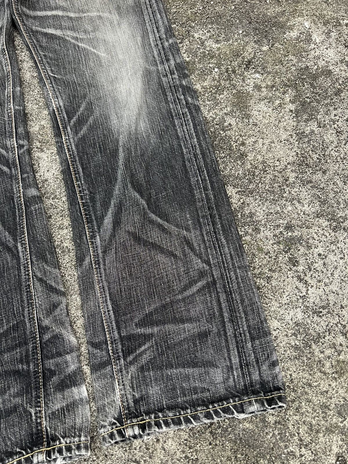 Edwin VINTAGE EDWIN 503 BLUE TRIP DISTRESS PUNK JEAN JAPAN Size US 29 - 4 Thumbnail