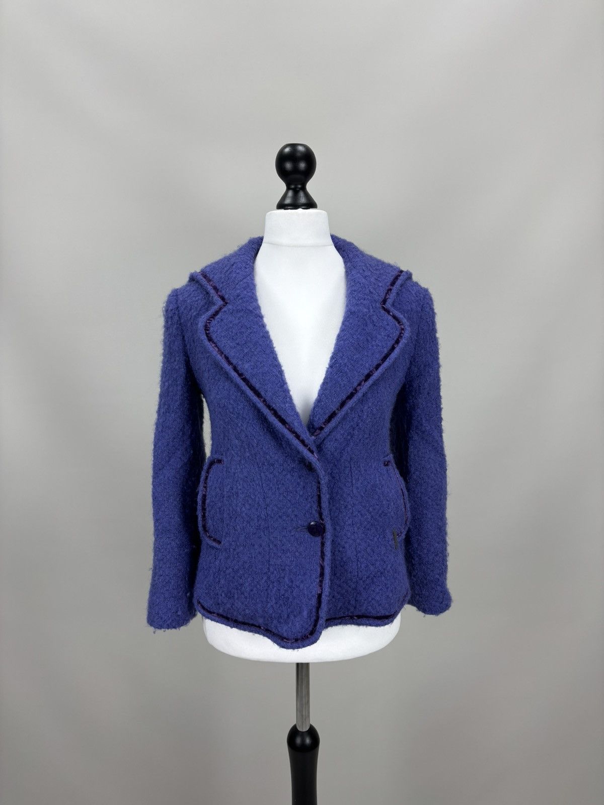 John Galliano Womens blazer John Galliano Size M Color Purple Size M / US 6-8 / IT 42-44 - 1 Thumbnail