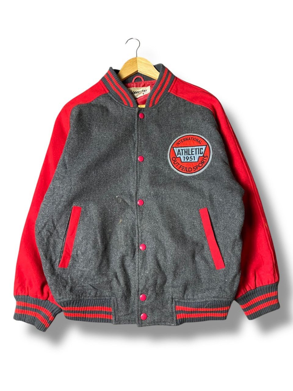 Japanese Brand Lancaster International Athletic Varsity Jacket (147) Size US L / EU 52-54 / 3 - 1 Thumbnail