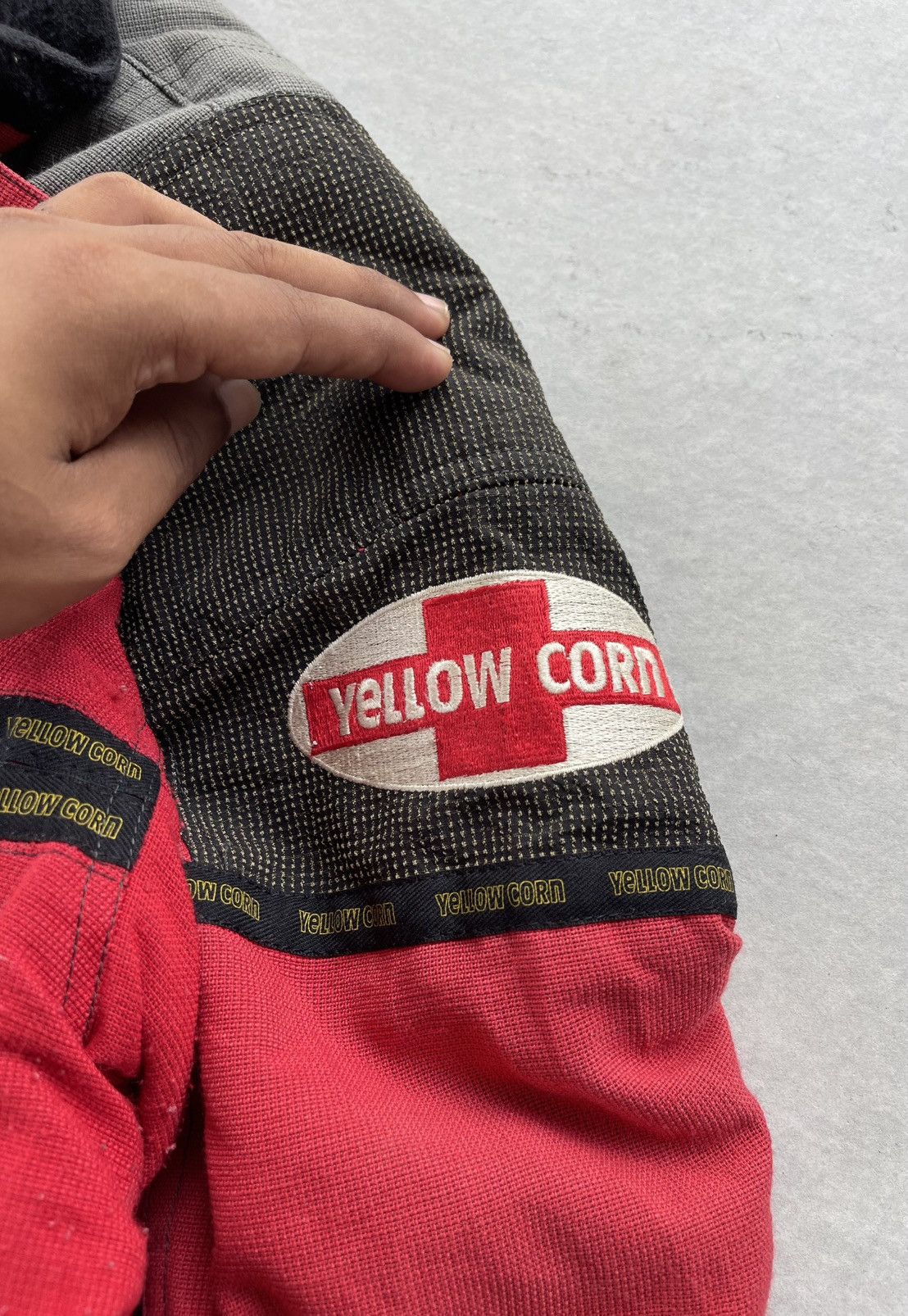 YELLOW CORN Vintage Yellow Corn Red Racing Bomber Jacket Size US M / EU 48-50 / 2 - 5 Thumbnail
