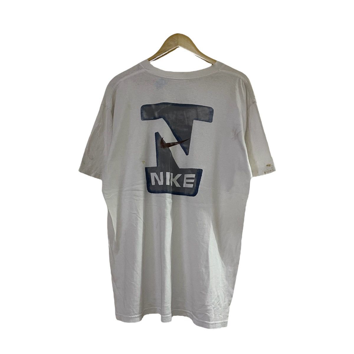 Nike × Vintage Vintage 90’s Nike Swoosh Size US XL / EU 56 / 4 - 2 Thumbnail