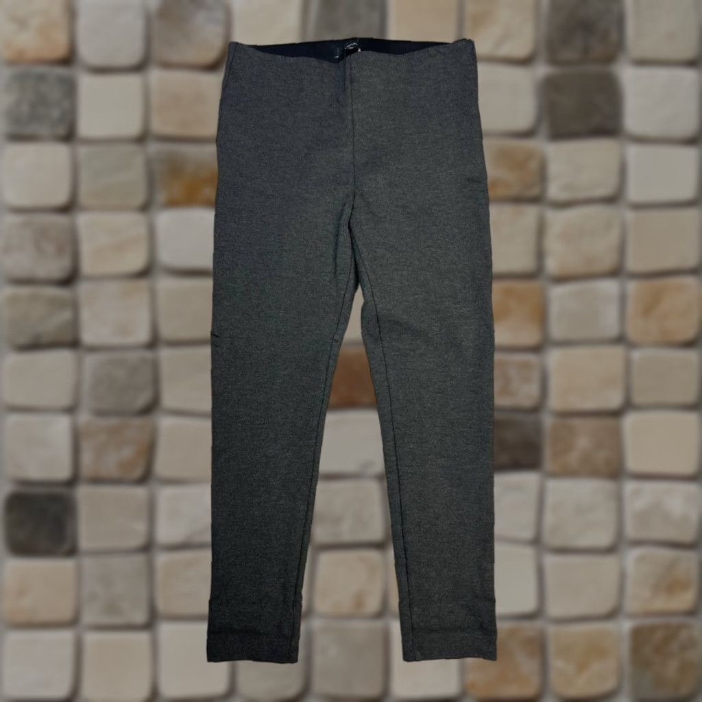 Ann Taylor Ann Taylor Legging Womens 12 Gray Stretch High Rise Seamed Ponte Side Zip New Size 34" / US 12 / IT 48 - 1 Thumbnail