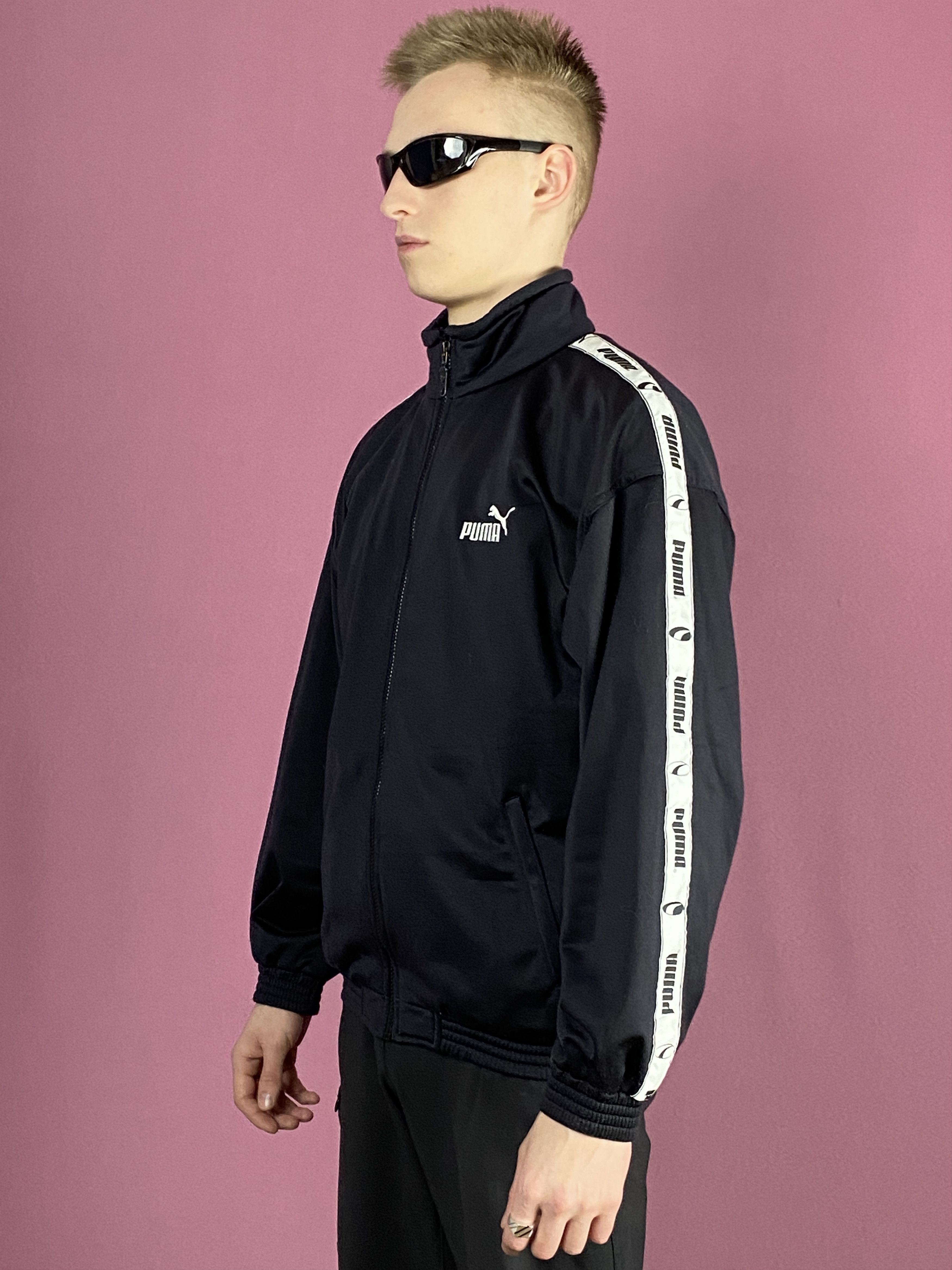Puma × Vintage 80s Puma Vintage Men's Track Jacket - S Size US S / EU 44-46 / 1 - 2 Thumbnail