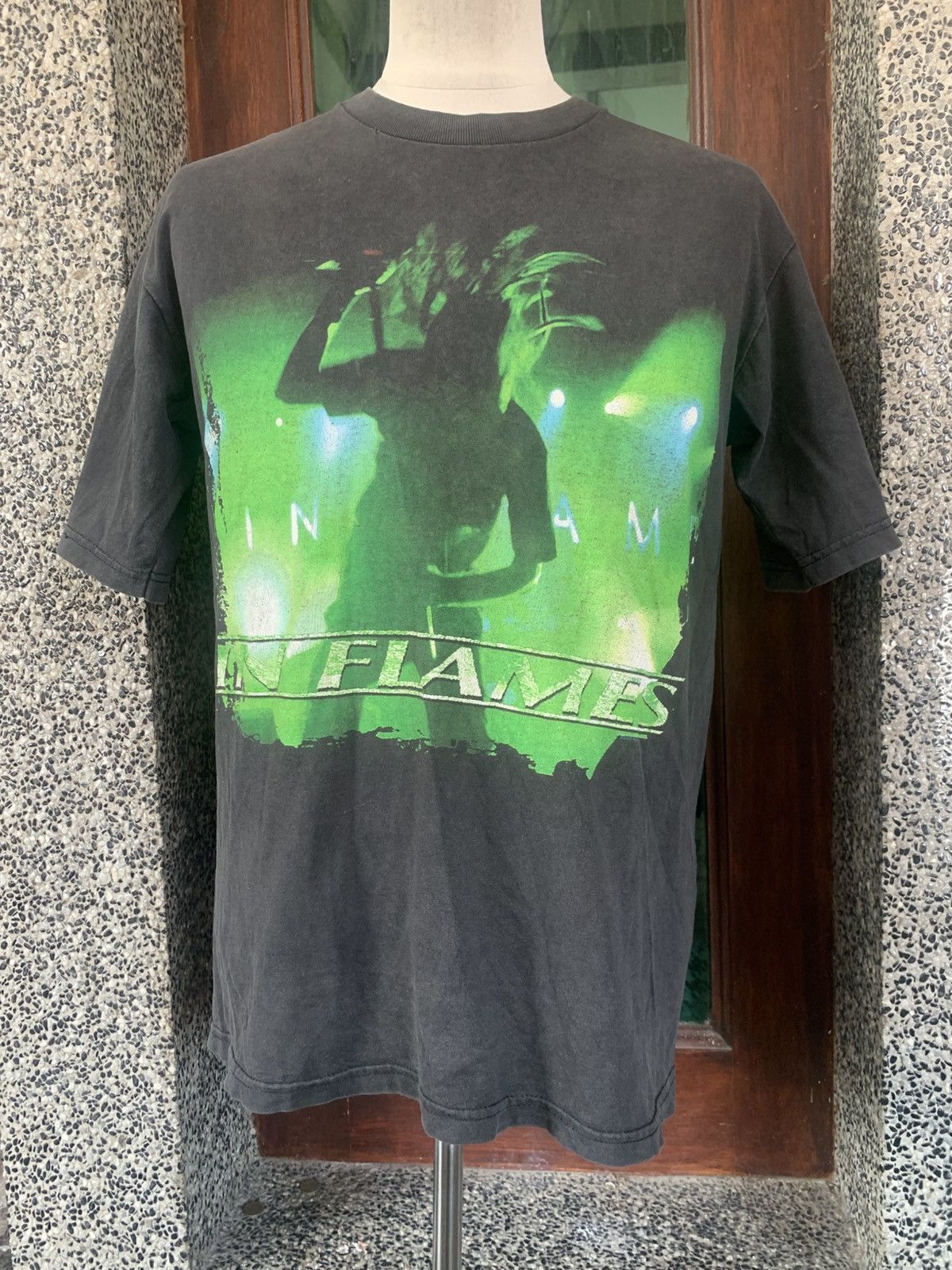 Band Tees × Vintage Vintage 2005 In Flames Heavy Metal Band T shirt Size US M / EU 48-50 / 2 - 1 Thumbnail