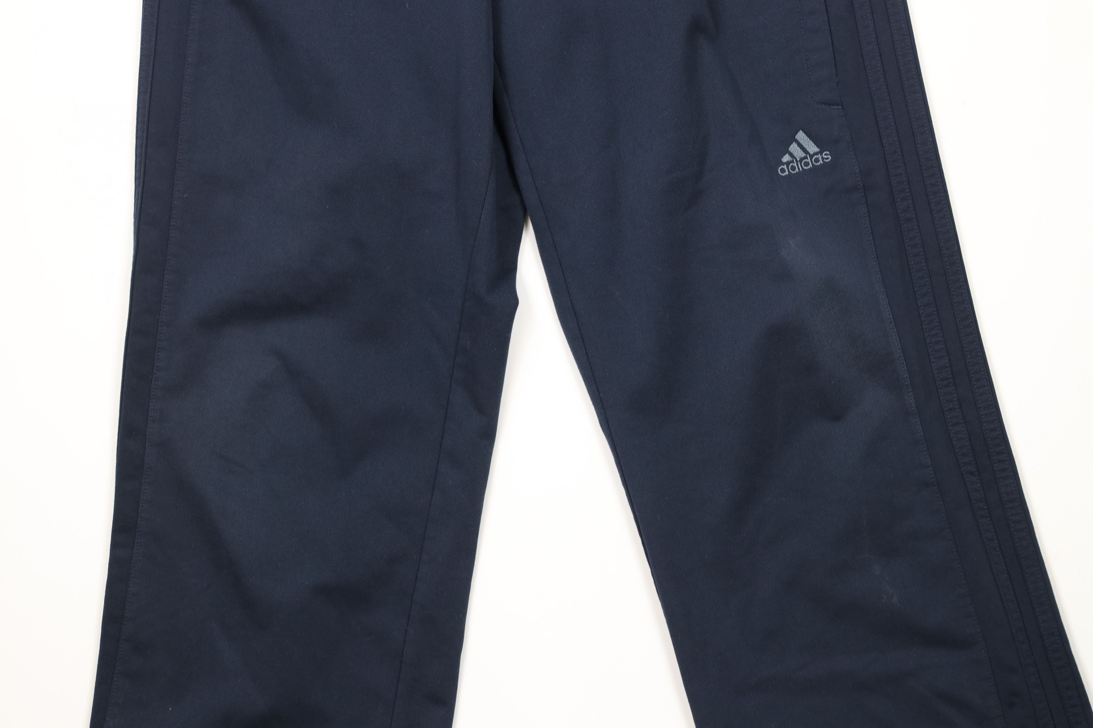 Adidas × Vintage Vintage Adidas Spell Striped Wide Leg Sweatpants Pants Blue Size US 34 / EU 50 - 3 Thumbnail