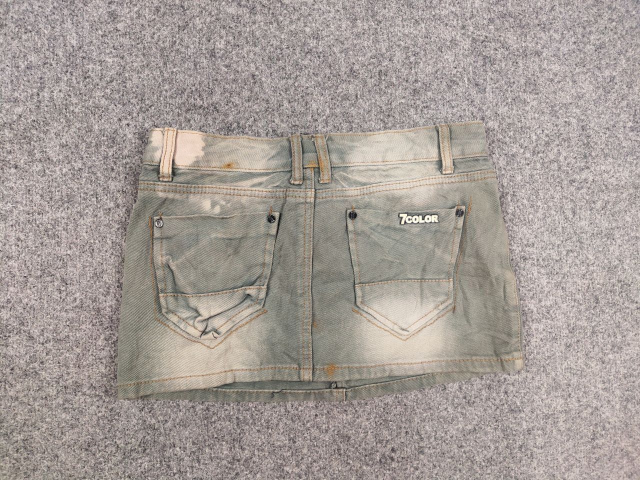 If Six Was Nine If Six Was Nine Sexy Vintage Japan Denim Mini Skirt Y2K Size 28" / US 6 / IT 42 - 8 Thumbnail