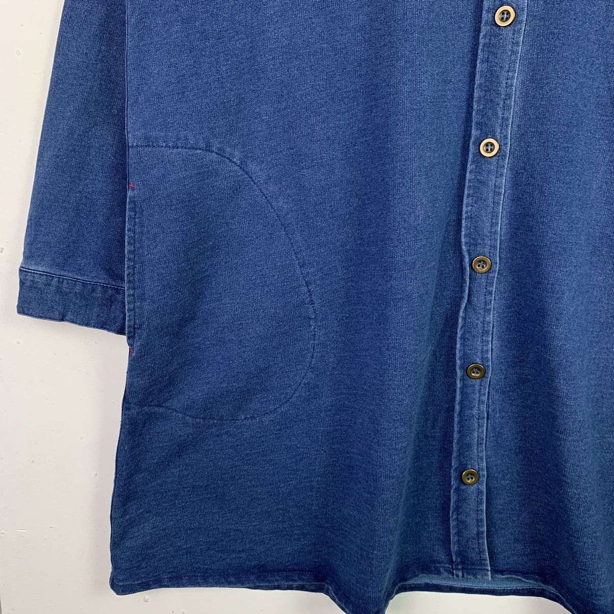 Japanese Brand × Vintage Vintage Japanese Brand Button Up Denim Jacket Size US XXL / EU 58 / 5 - 5 Thumbnail