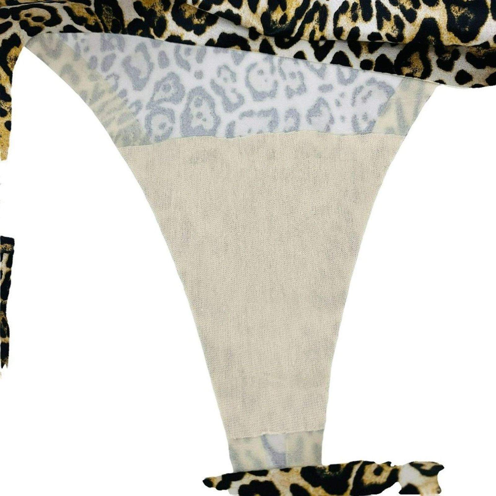 Victoria's Secret Victoria's Secret Leopard Laser Cut Thong Panty Medium Size ONE SIZE - 3 Thumbnail