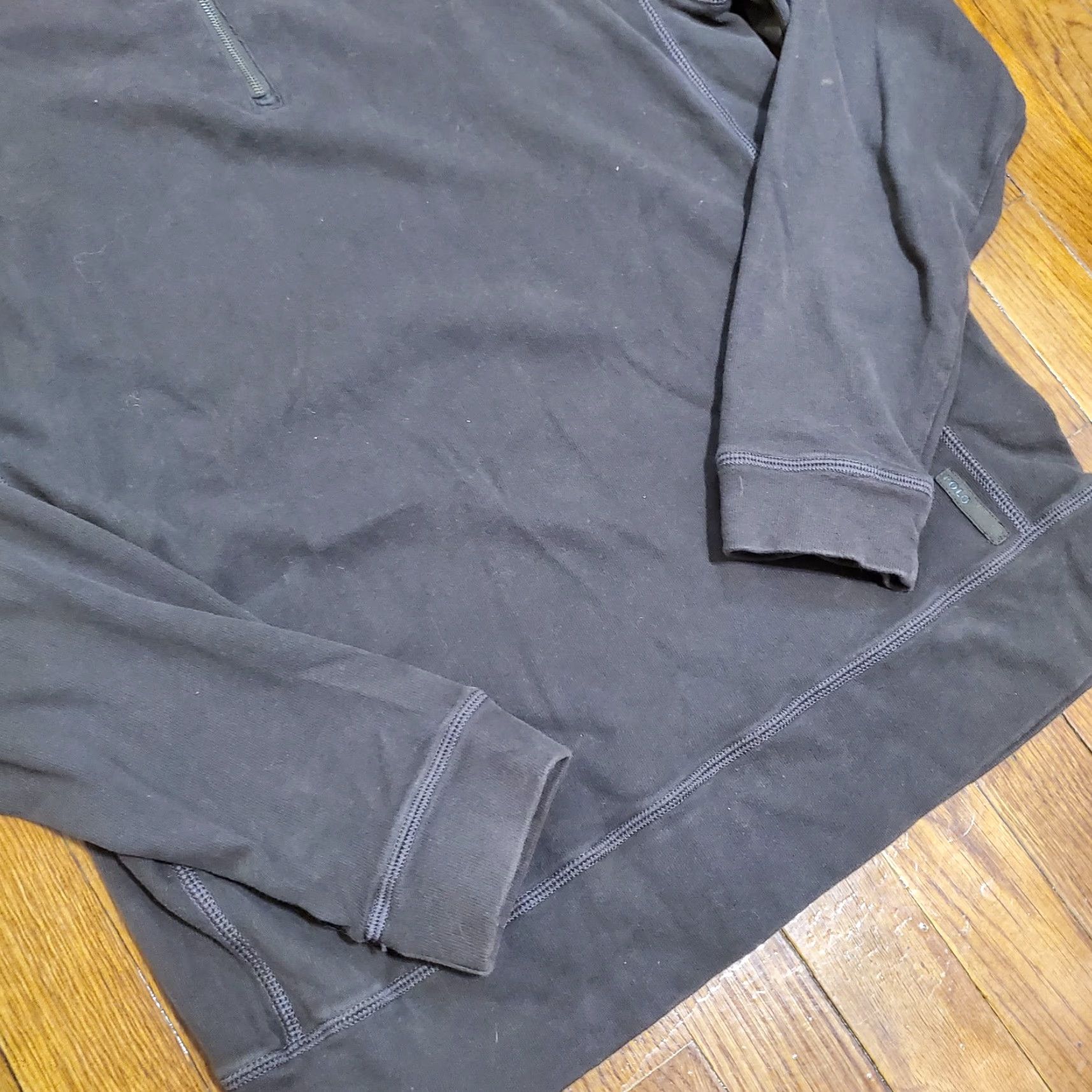 Polo Ralph Lauren VINTAGE Polo Ralph Lauren Sweater Shirt 1/4 Zip Mock Neck Mens M Brown Cotton Logo Zipper Embroidered 90s Preppy Size US M / EU 48-50 / 2 - 4 Thumbnail