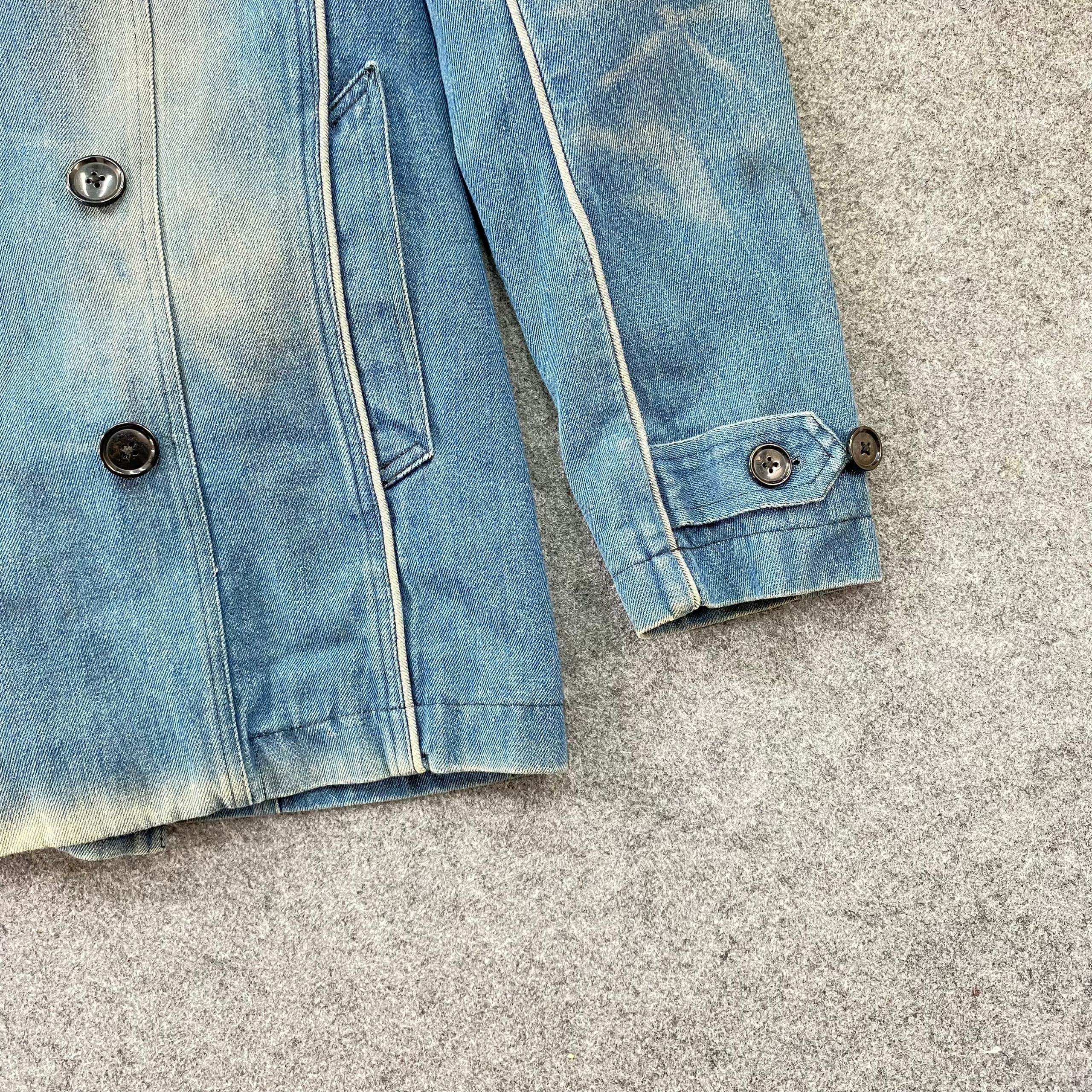 Vintage Semantic Design Denim Jacket