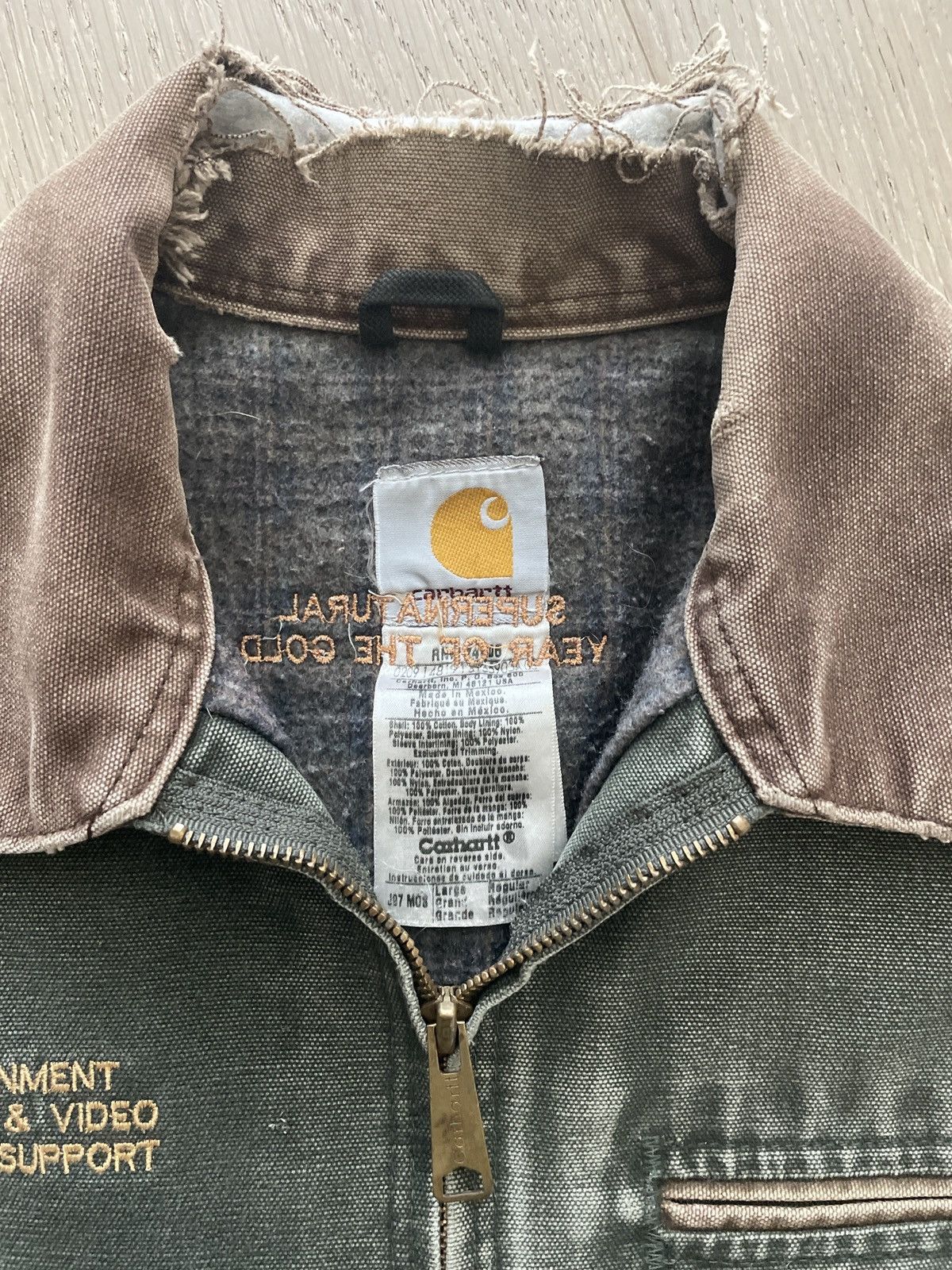 Carhartt Carhartt Faded Green Detroit Jacket J97 MOS Size US L / EU 52-54 / 3 - 6 Thumbnail