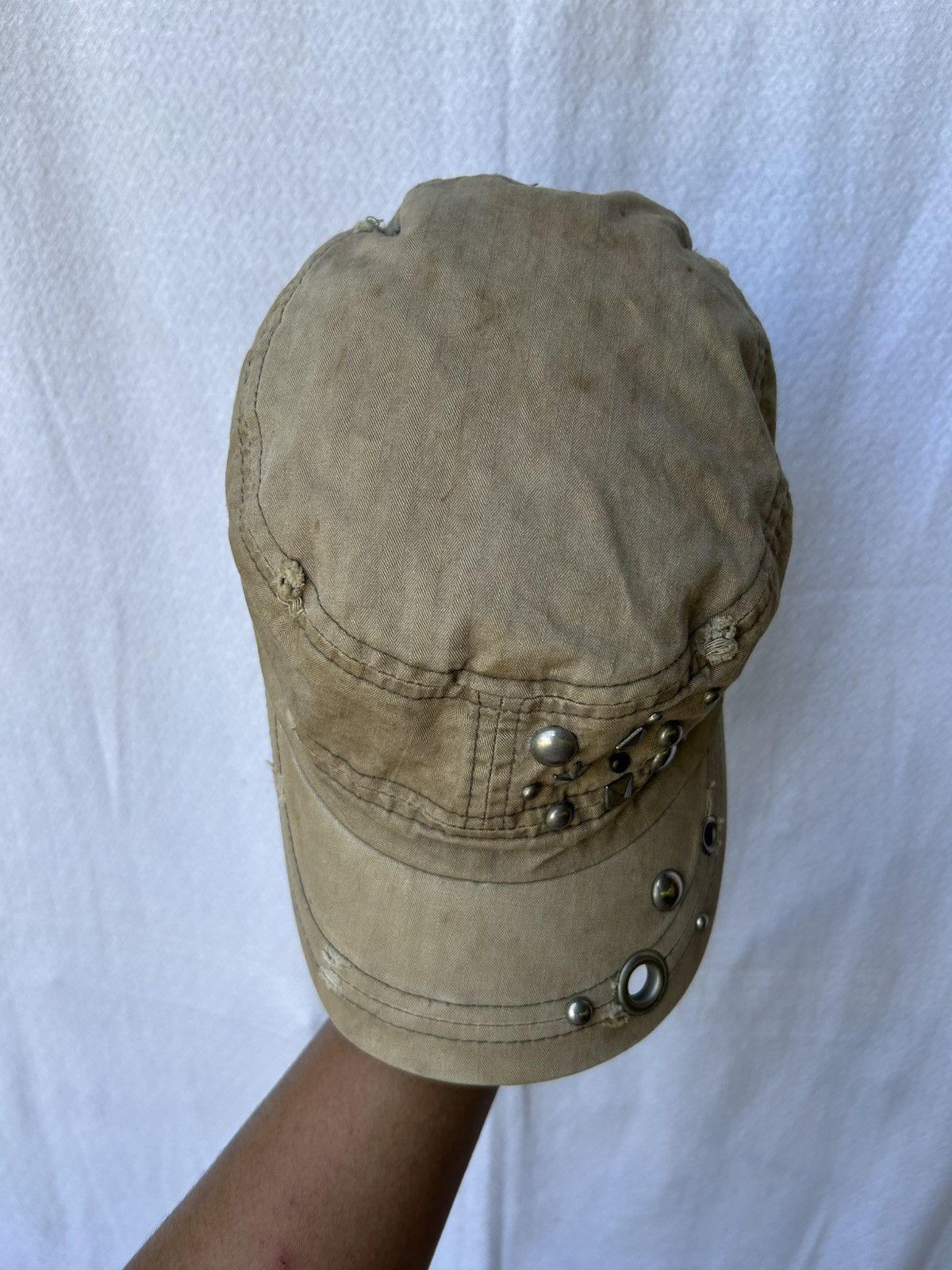 If Six Was Nine × Japanese Brand × Le Grande Bleu (L.G.B.) Distresssed gothic studded style hats Size ONE SIZE - 6 Thumbnail