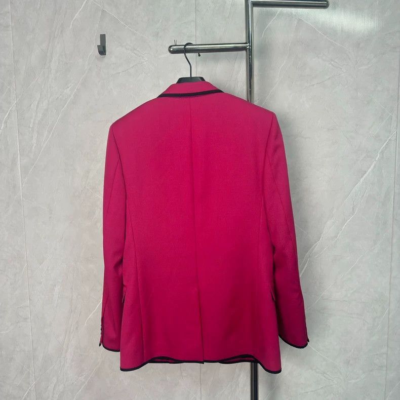 Saint Laurent Paris Saint Laurent Pink Blazer Jacket-2506 Size US L / EU 52-54 / 3 - 2 Thumbnail