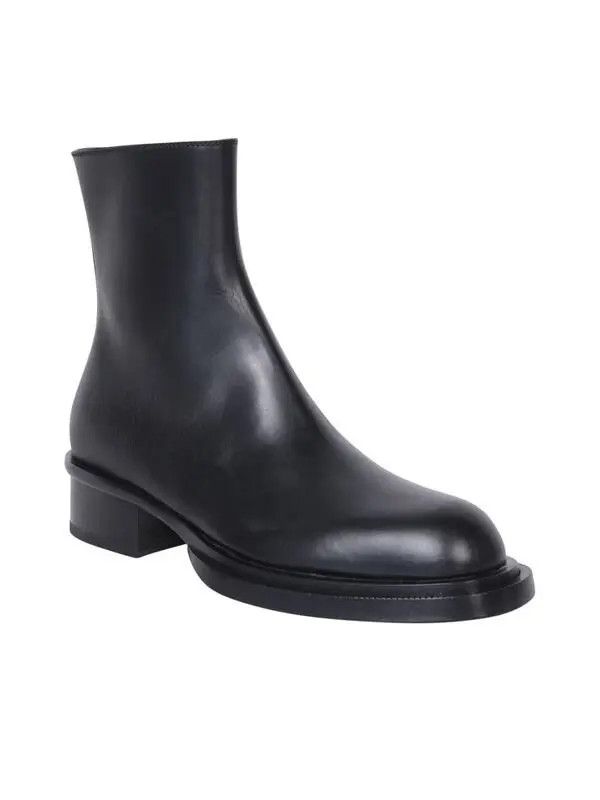 Alexander McQueen o1w1db10725 Cuban Stack Boot in Black Size US 10 / EU 43 - 2 Thumbnail