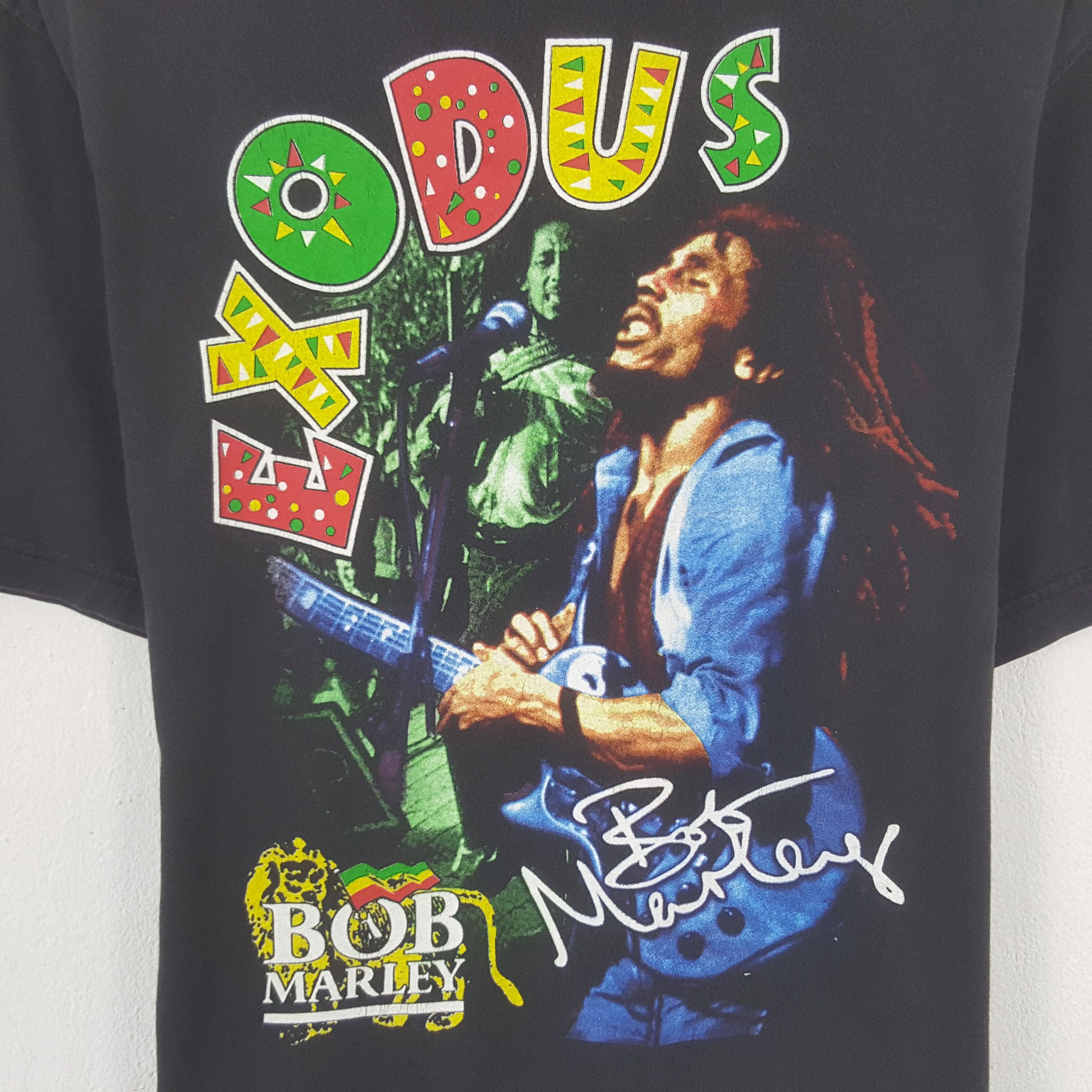 Band Tees Vintage Bob Marley American Singer Tshirt Size US L / EU 52-54 / 3 - 4 Thumbnail