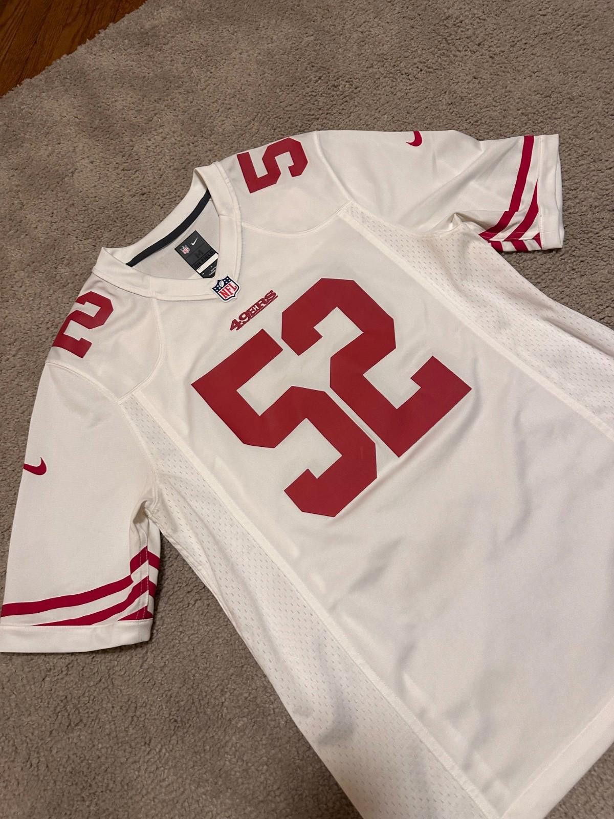 Nike Onfield Patrick Willis #52 San Francisco 49ers NFL Jersey Size ONE SIZE - 3 Thumbnail