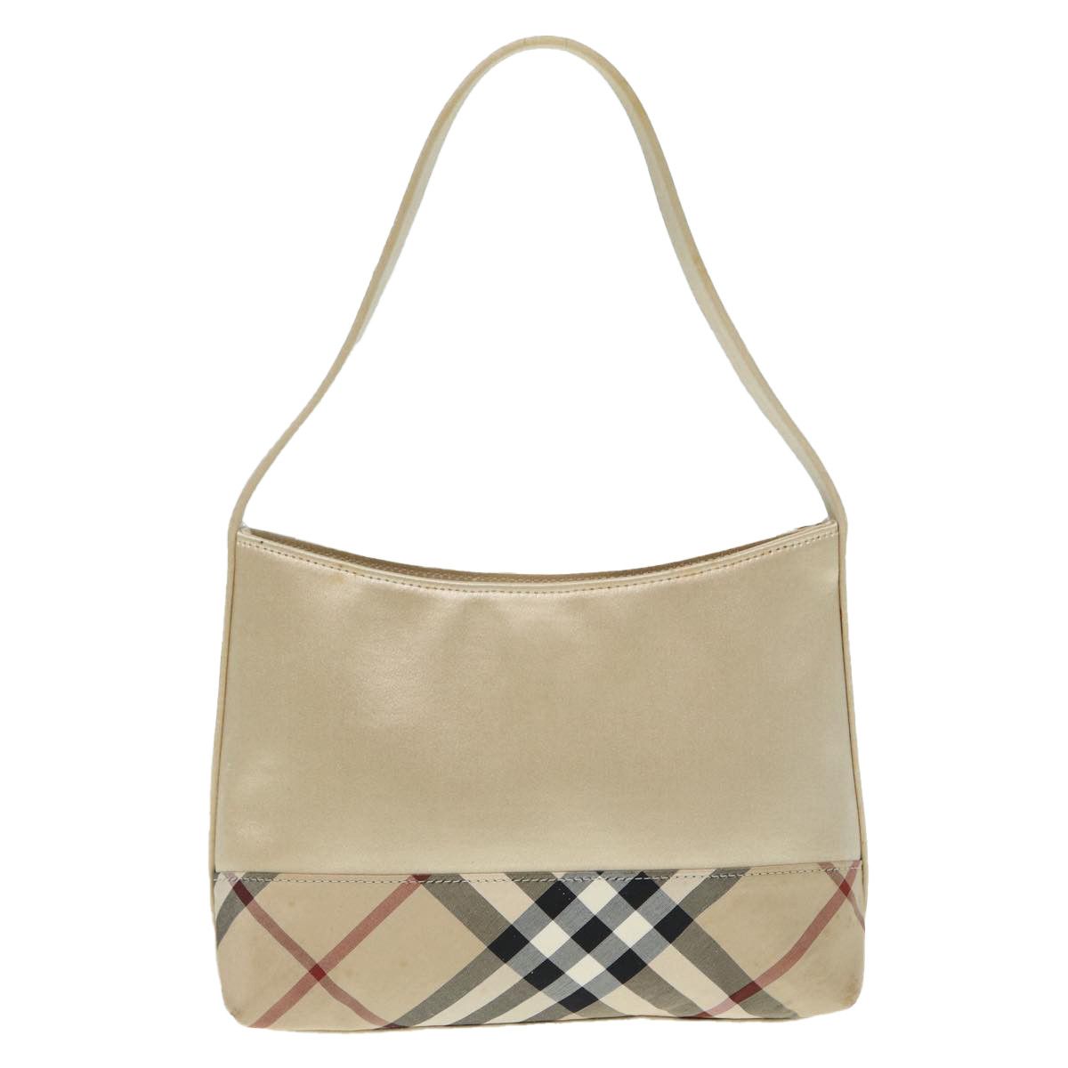 Burberry Nova Check Beige Synthetic Handbag (Pre-Owned) Size ONE SIZE - 1 Thumbnail
