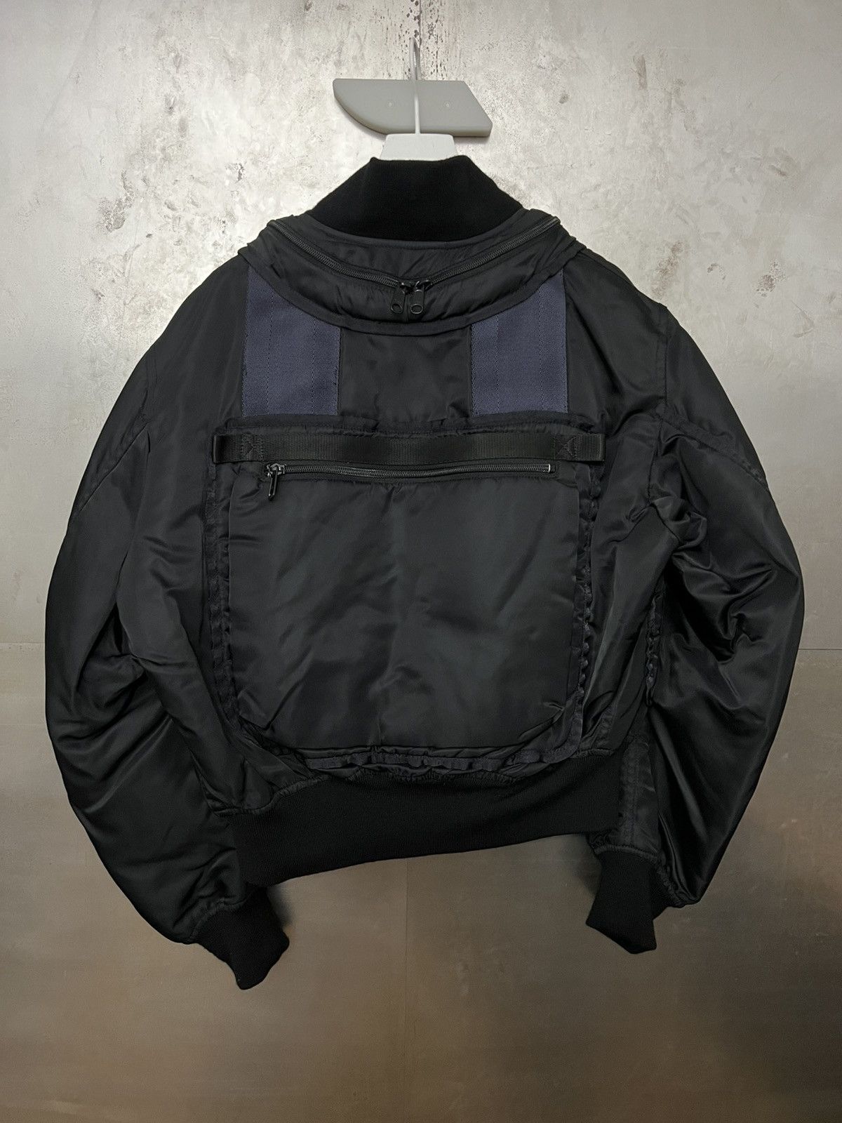 Issey Miyake Issey Miyake AW96 Parachute Cargo Bomber Jacket RARE Size US L / EU 52-54 / 3 - 3 Thumbnail