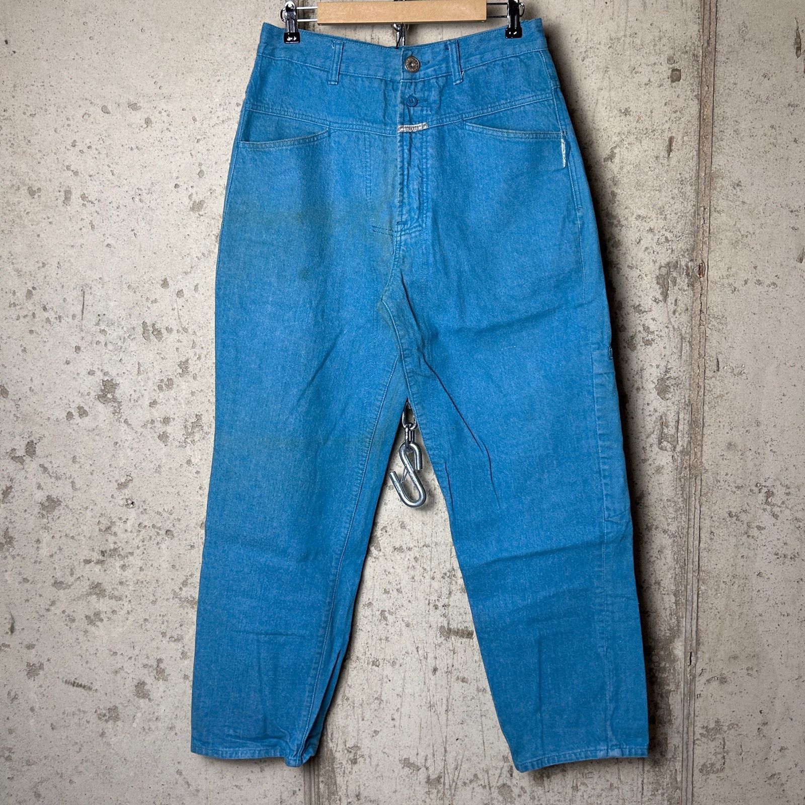 Marithe + Francois Girbaud Girbaud Brand X 34" Blue Straight Fit Cotton Denim Jeans Size US 34 / EU 50 - 4 Thumbnail