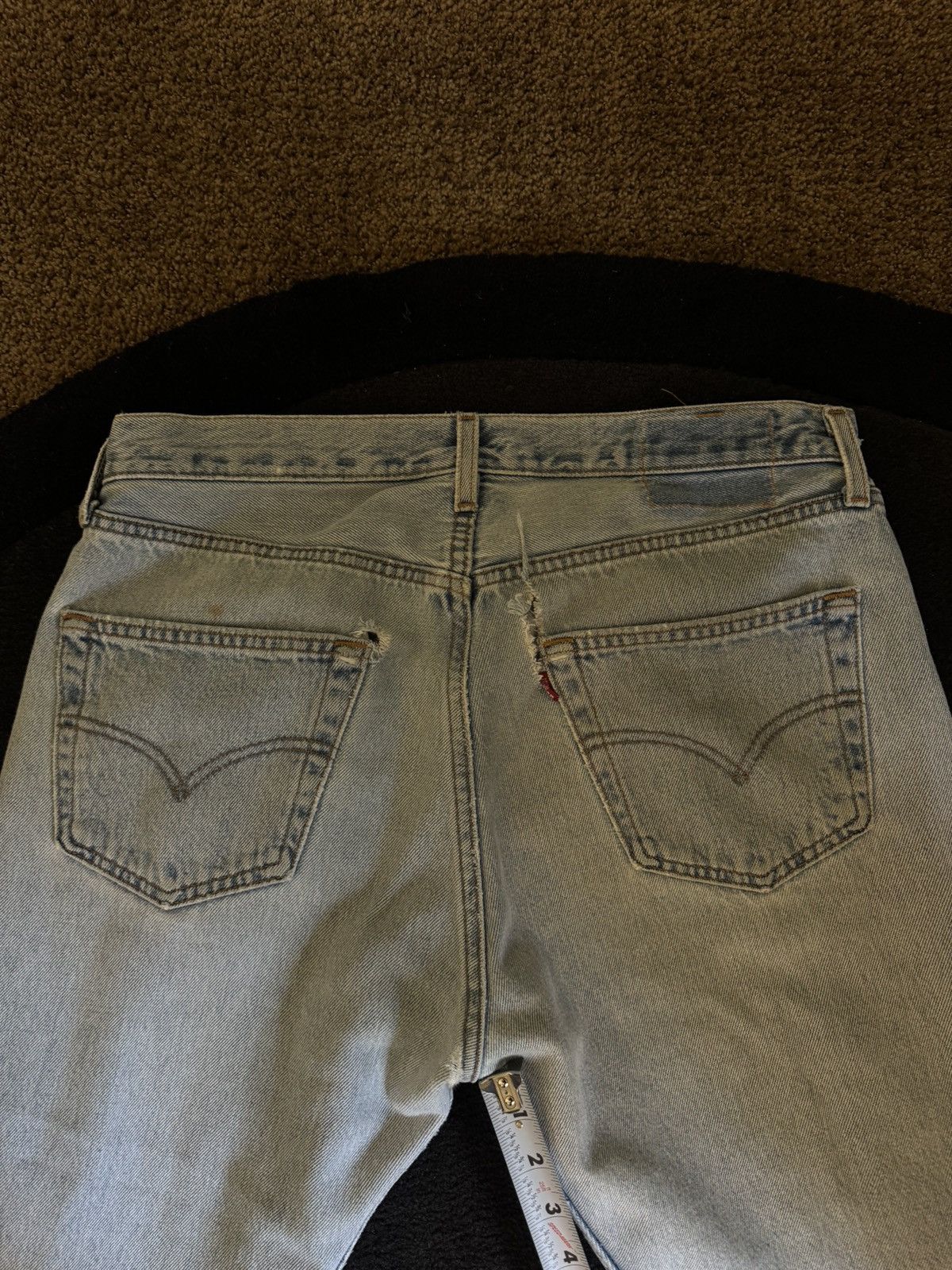 Levi's × Levi's Vintage Clothing × Vintage Light Blue Wash Vintage Levi's 501 Jeans 31x329 Denim Size US 31 - 5 Thumbnail