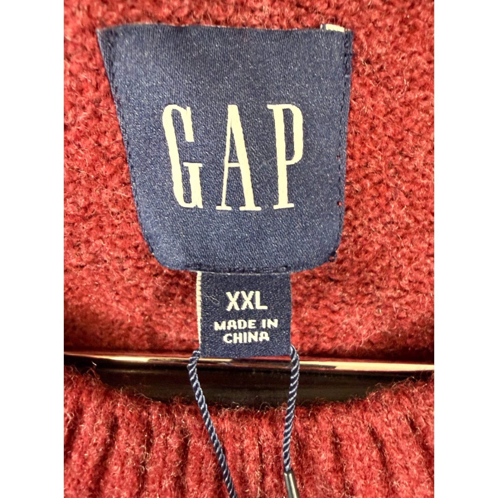Gap VINTAGE Gap Sweater Mens 2XL Red Wool Blend Stretch Crew Neck Raglan Sleeve NWT Size US XXL / EU 58 / 5 - 7 Thumbnail