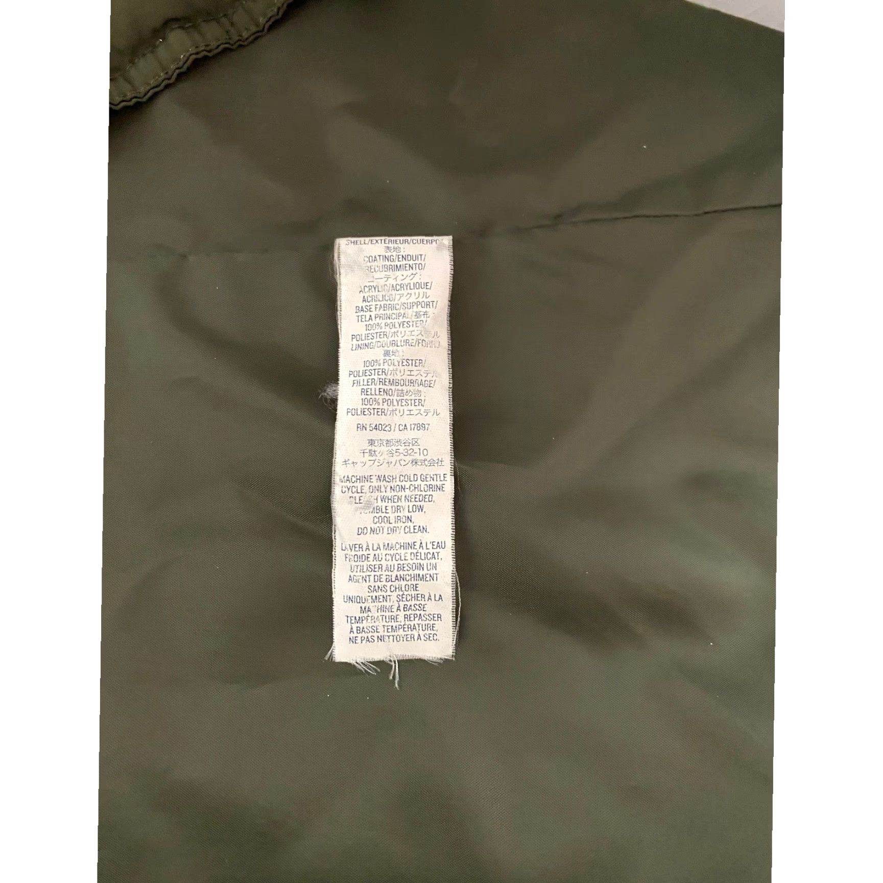 Old Navy Old Navy Quilted Jacket Women's Size L Olive Green Full Zip Pockets Size L / US 10 / IT 46 - 5 Thumbnail