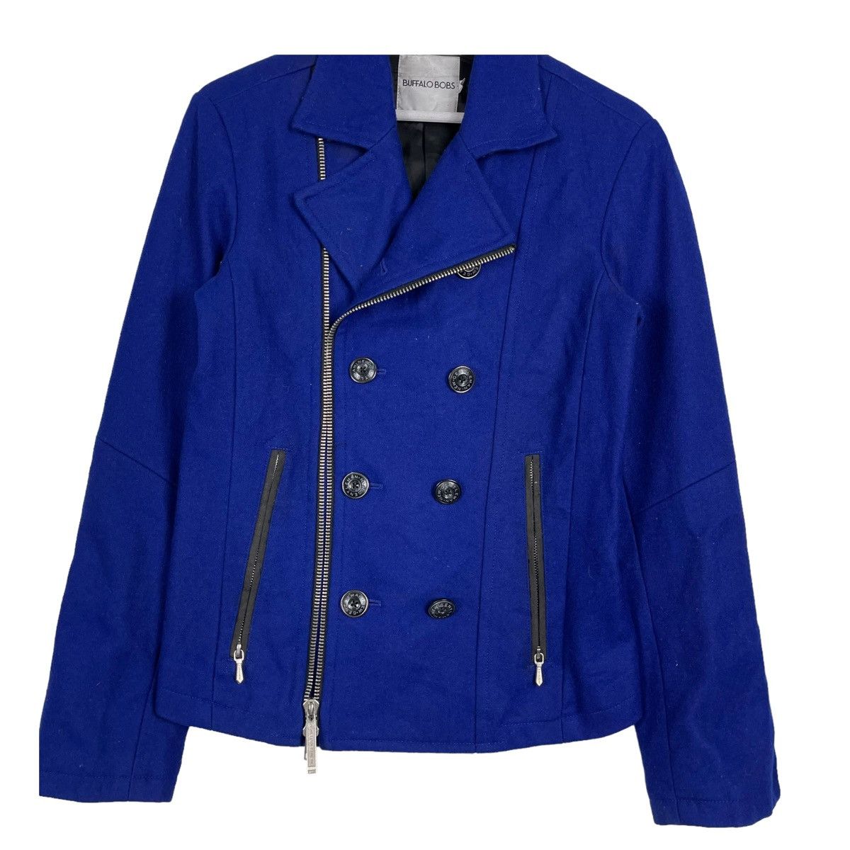 14th Addiction × BUFFALO BOBS 💥BUFFALO BOBS BIKER WOOL BONDAGE JACKET Size US M / EU 48-50 / 2 - 4 Thumbnail