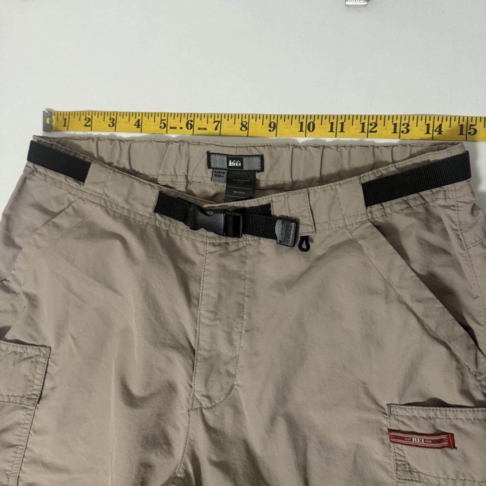 Rei REI Convertible Pants 10P Sahara Nylon UPF 50+ Hiking Cargo Size 30" / US 8 / IT 44 - 4 Thumbnail