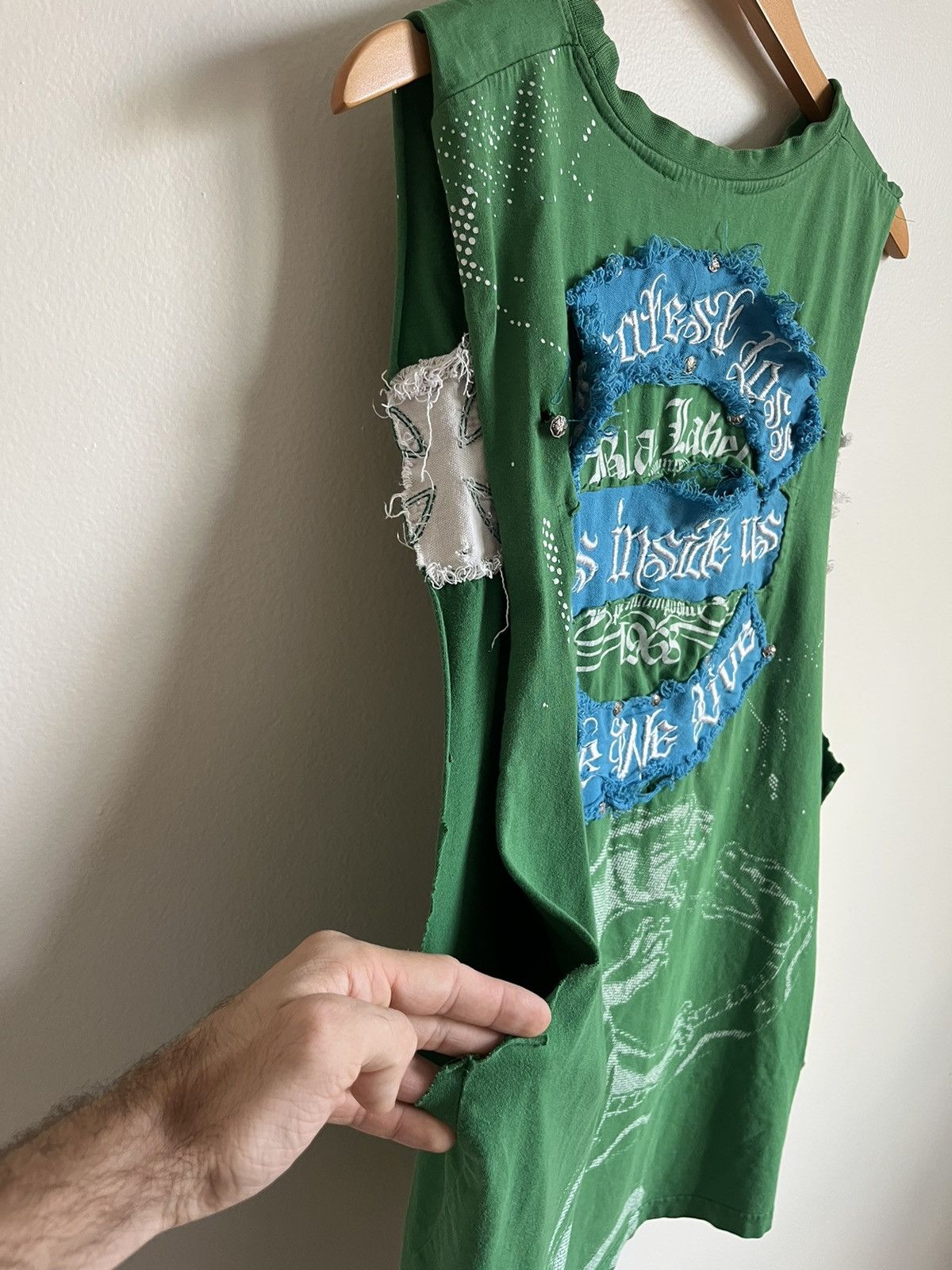 Affliction Crazy Vintage Affliction Style Tattoo Thrashed Tank Top Size US XL / EU 56 / 4 - 17 Thumbnail