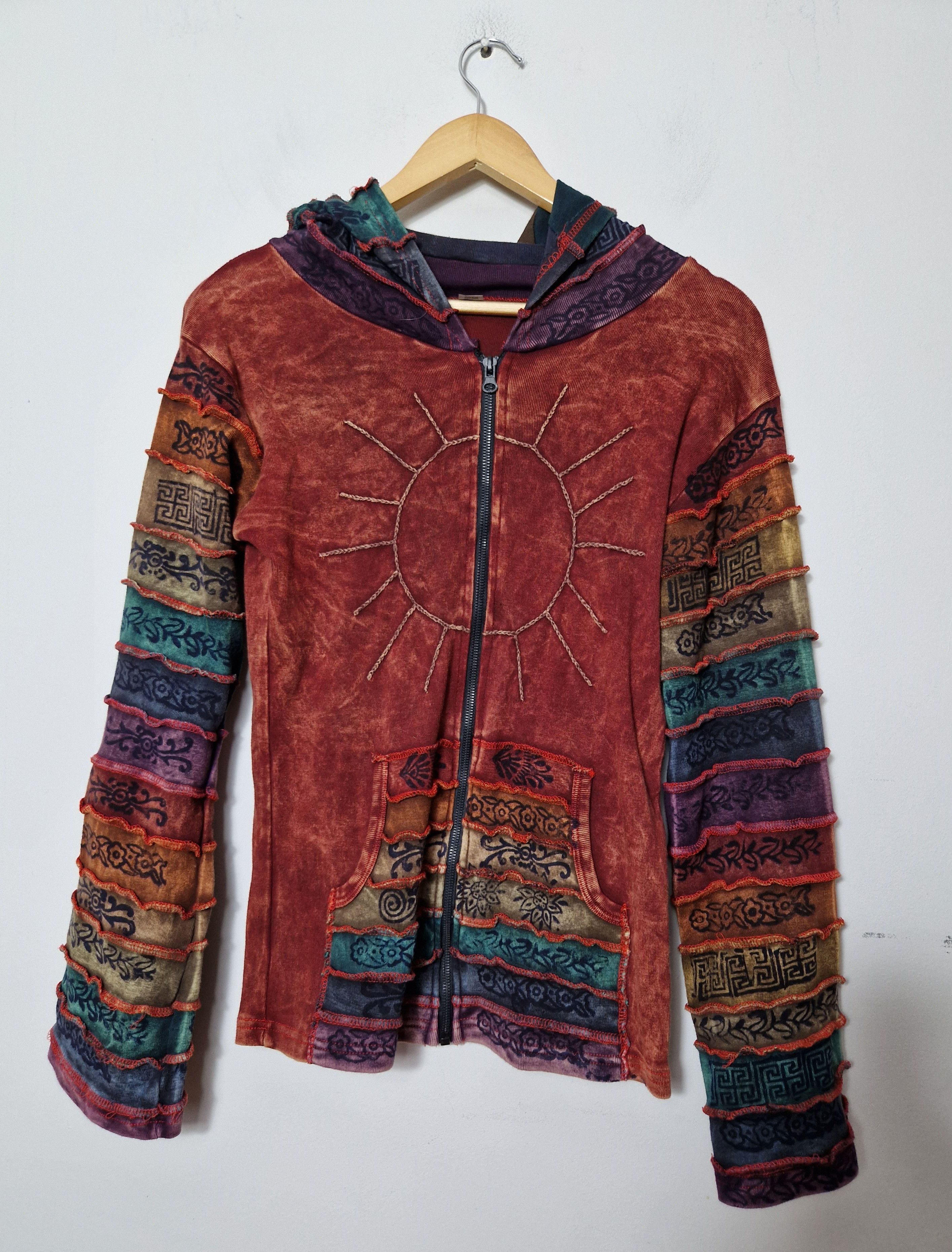 Vintage vintage zip ed hardy gaultier style hippie mesh y2k zip Size M / US 6-8 / IT 42-44 - 8 Thumbnail