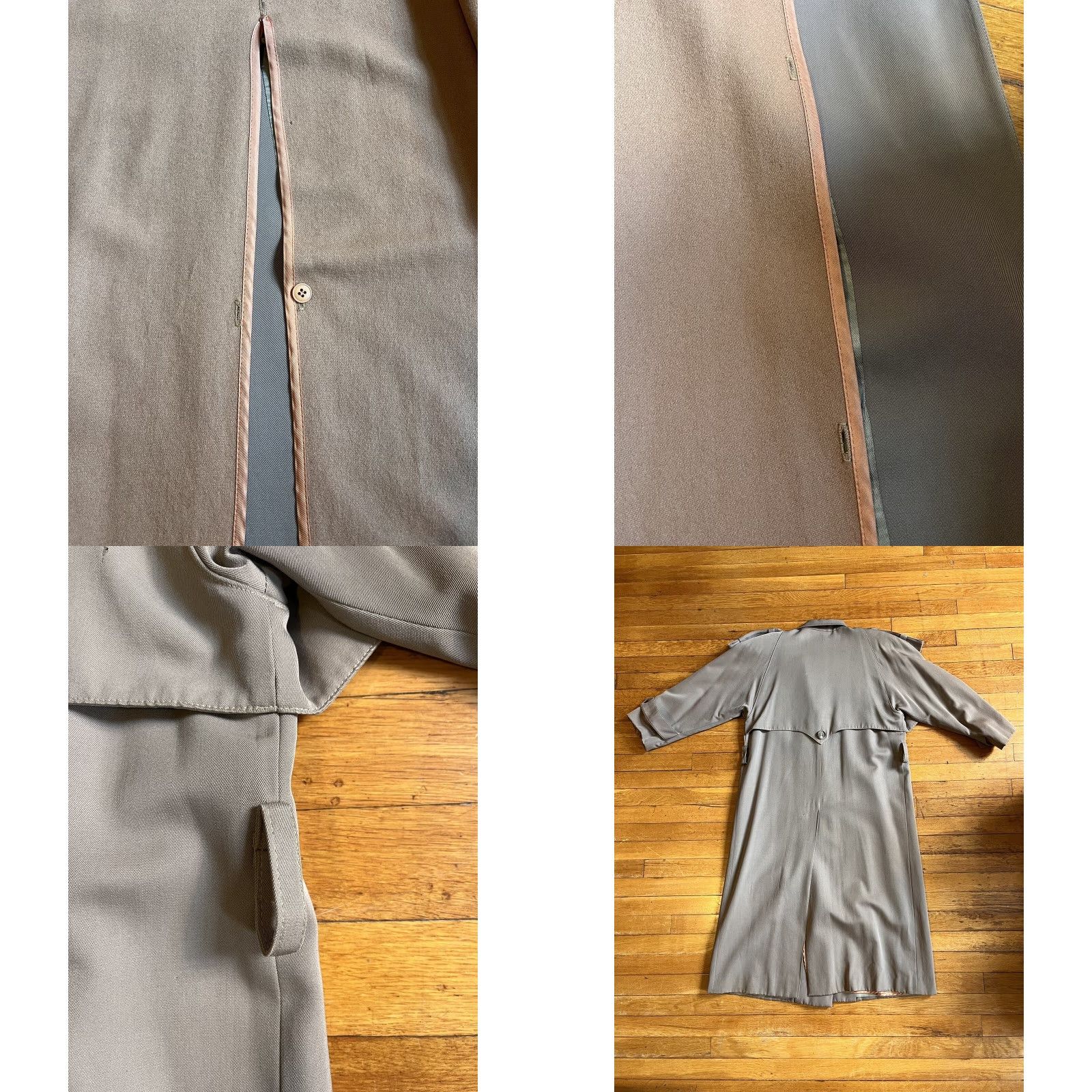Vintage VINTAGE Steve by Searle Trench Coat Women’s 6 Beige Coat Steve by Searle Trench Coat Beige 6 Women’s Vintage Size M / US 6-8 / IT 42-44 - 8 Thumbnail