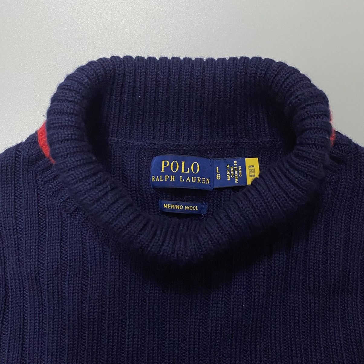 Polo Ralph Lauren Polo Ralph Lauren 100% Merino Wool Sweater Pull Over Size L / US 10 / IT 46 - 7 Thumbnail