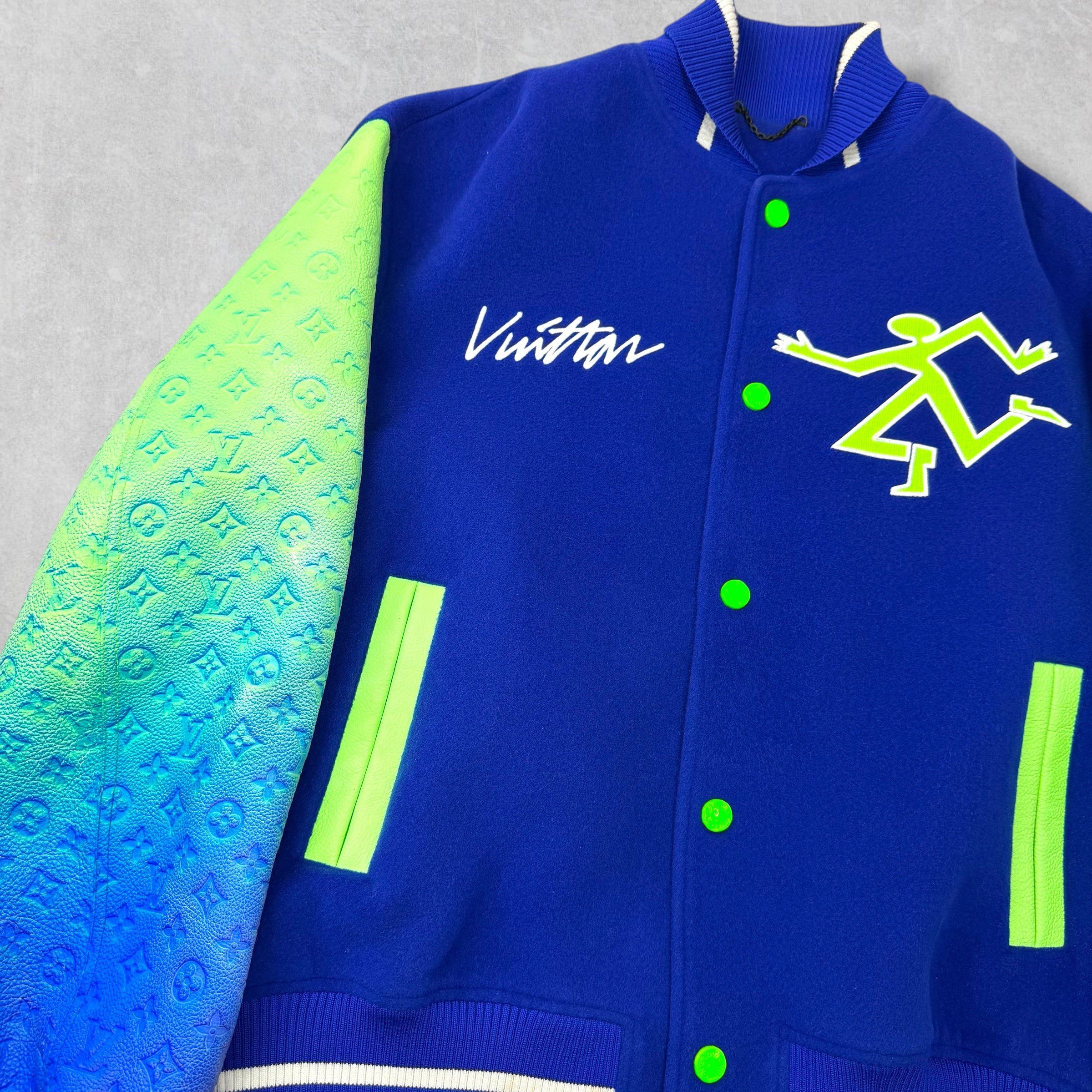 Louis Vuitton Louis Vuitton Mix Gradient Leather Bomber 54 (XL) Size US XL / EU 56 / 4 - 3 Thumbnail