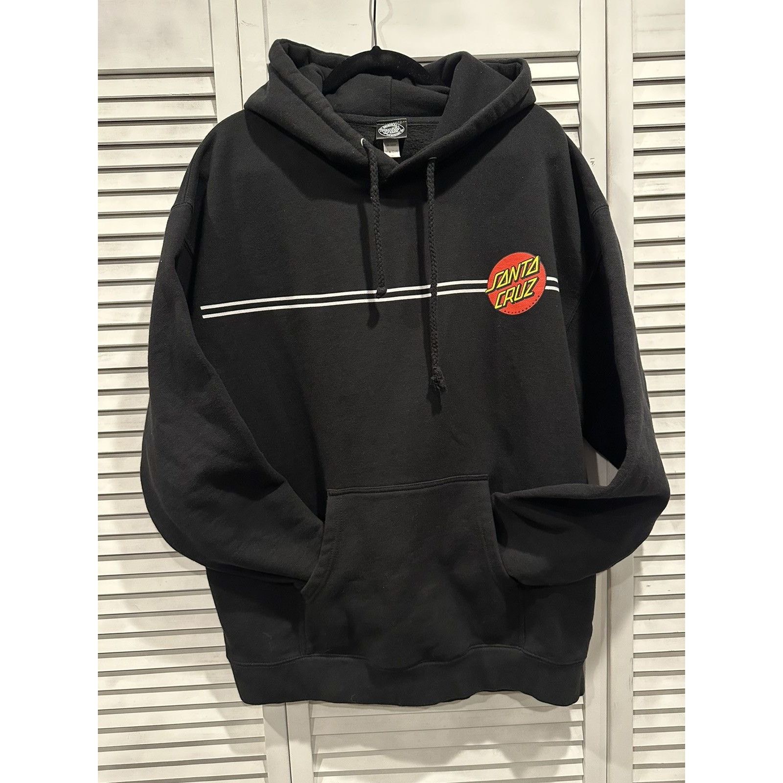 Santa Cruz Skateboards Classic Dot Pullover Hoodie Santa Cruz XL Black Size US XL / EU 56 / 4 - 3 Thumbnail