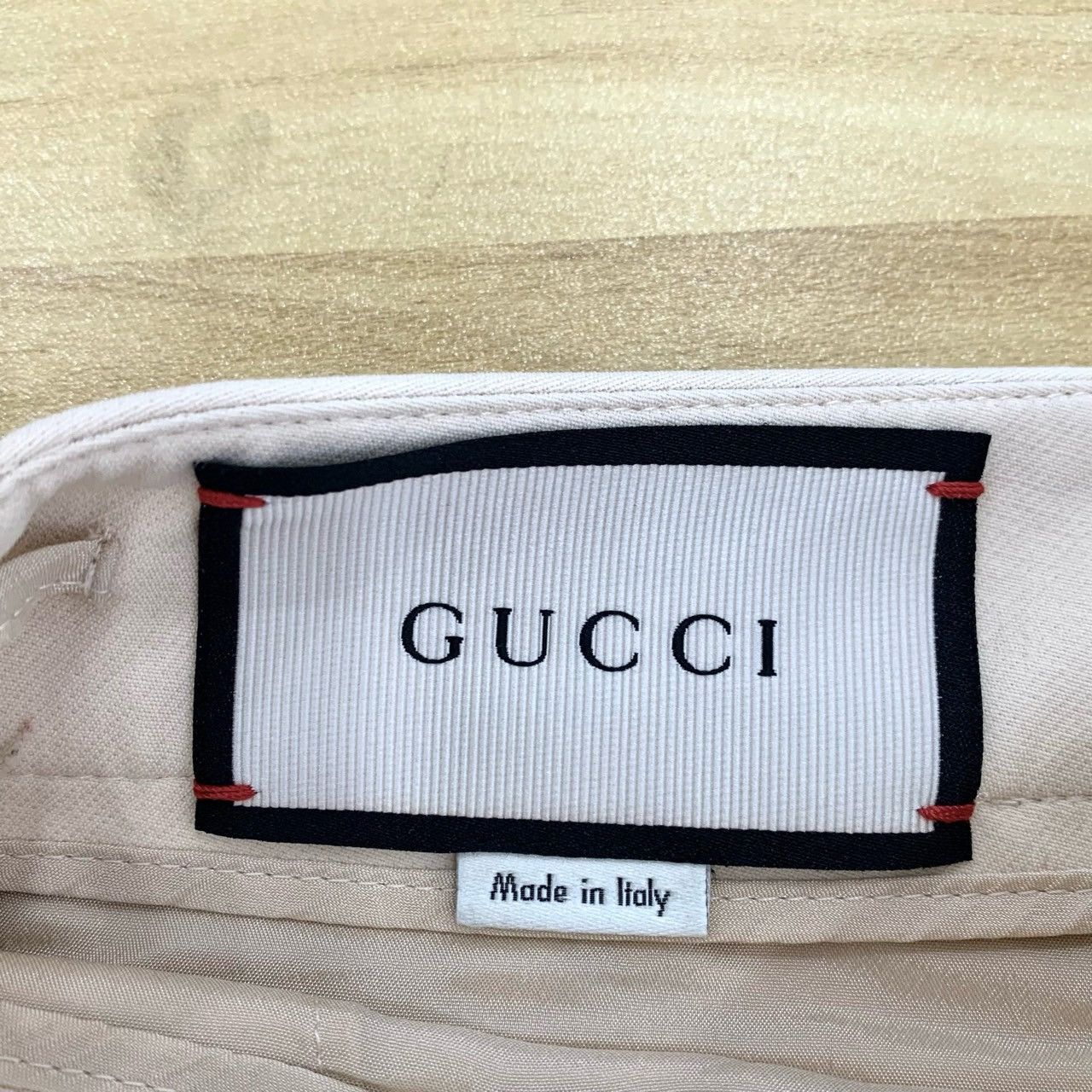Gucci Gucci Lace-Trimmed Beige Pencil Pants Size 26" / US 2 / IT 38 - 5 Thumbnail