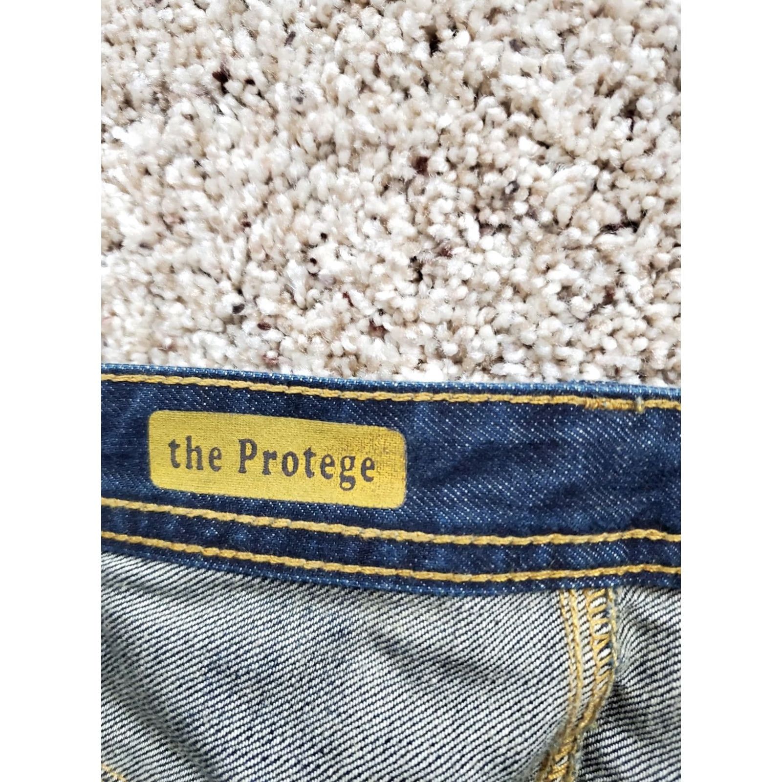 Vintage AG Adriano Goldschmied The Protégé Jeans 34x29 Meas. Mens Blue Straight Leg Size US 34 / EU 50 - 6 Thumbnail